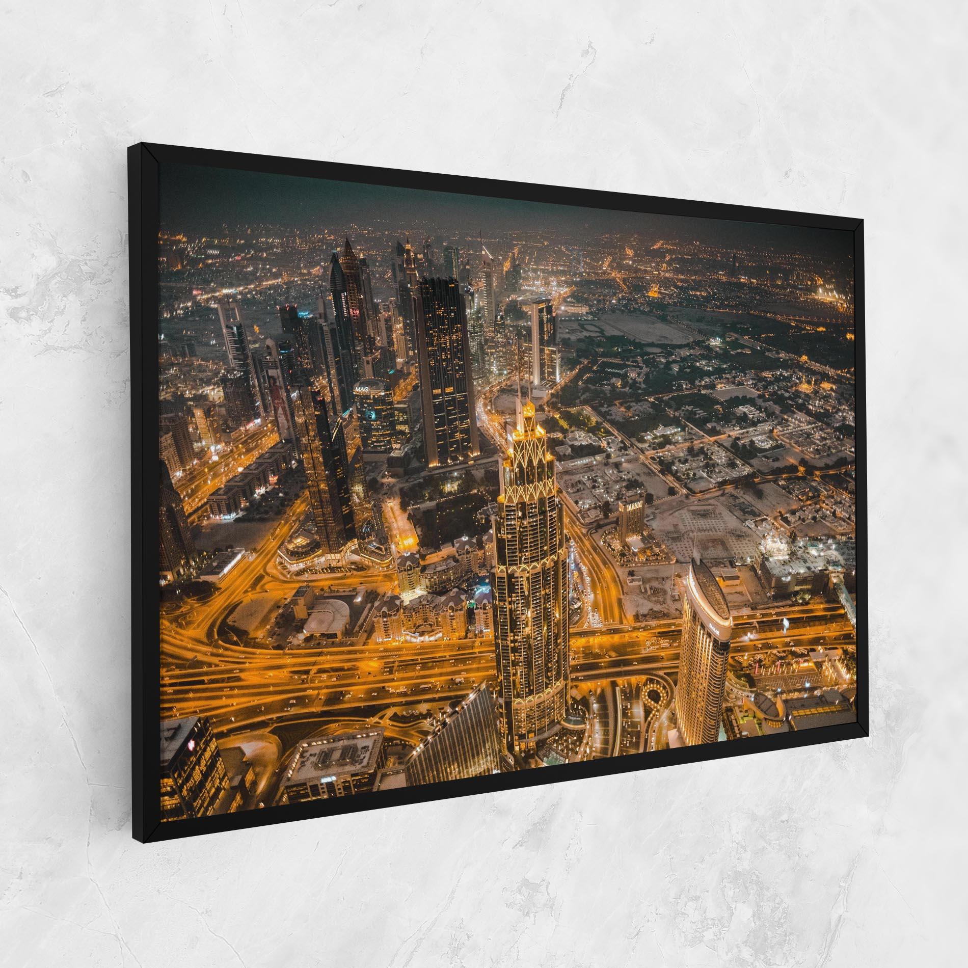 Vászonkép Dubai Lights mockup 1