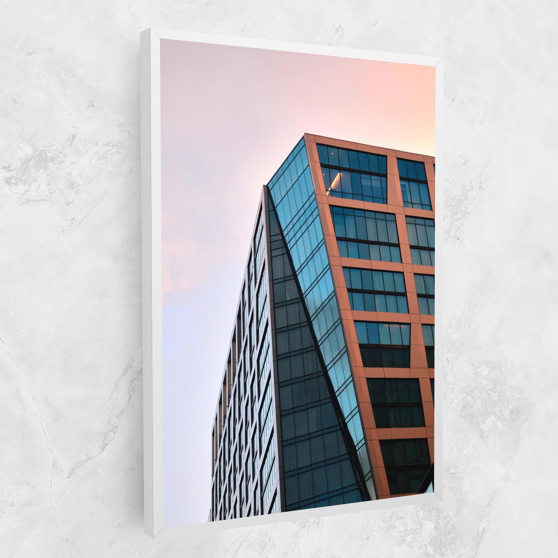 Blue Glass Building mockup 1