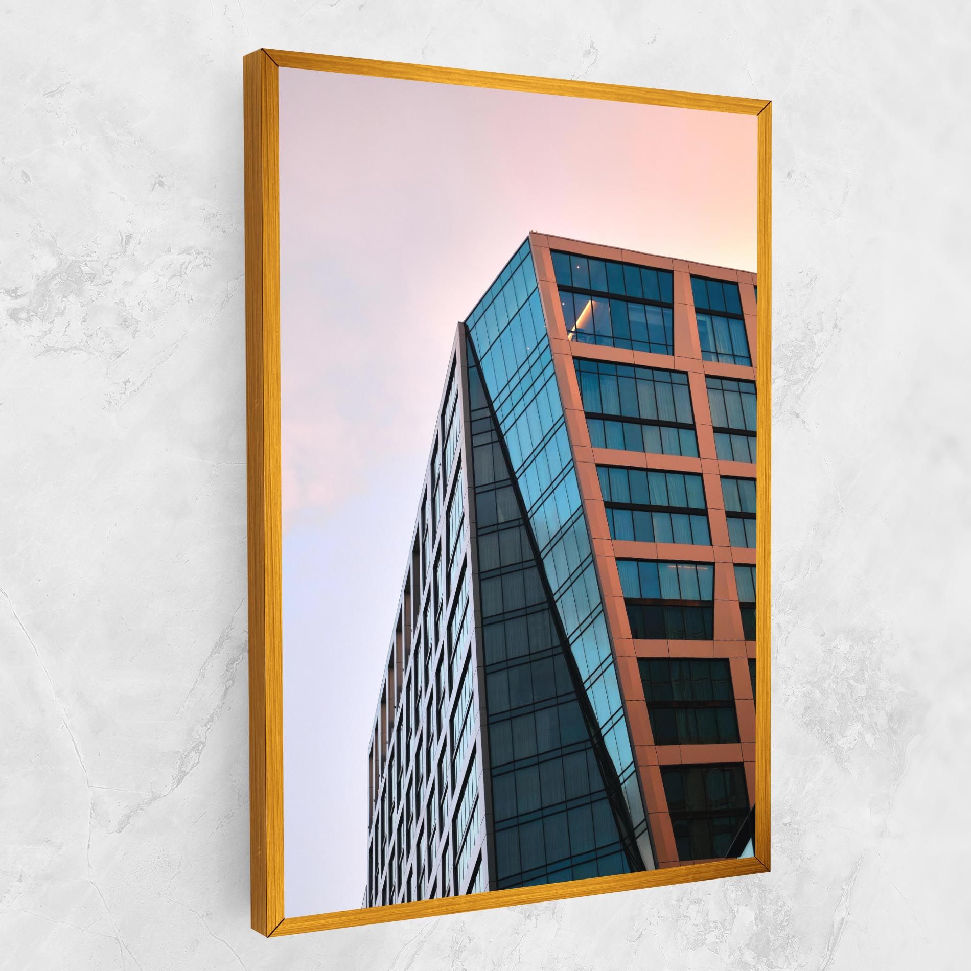 Blue Glass Building mockup 1