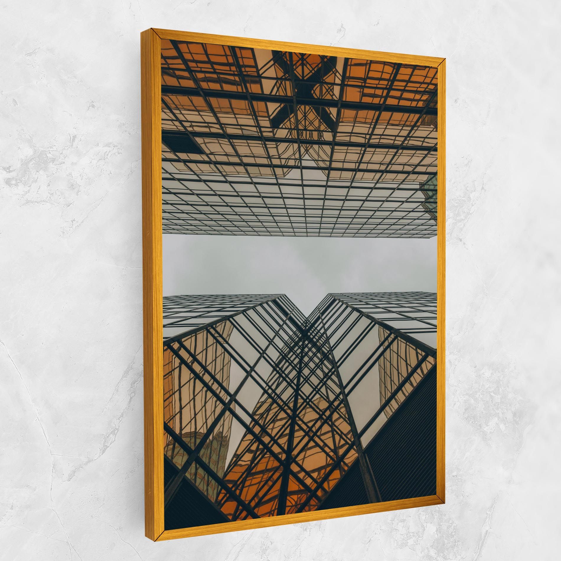 Orange Glass Building mockup 1