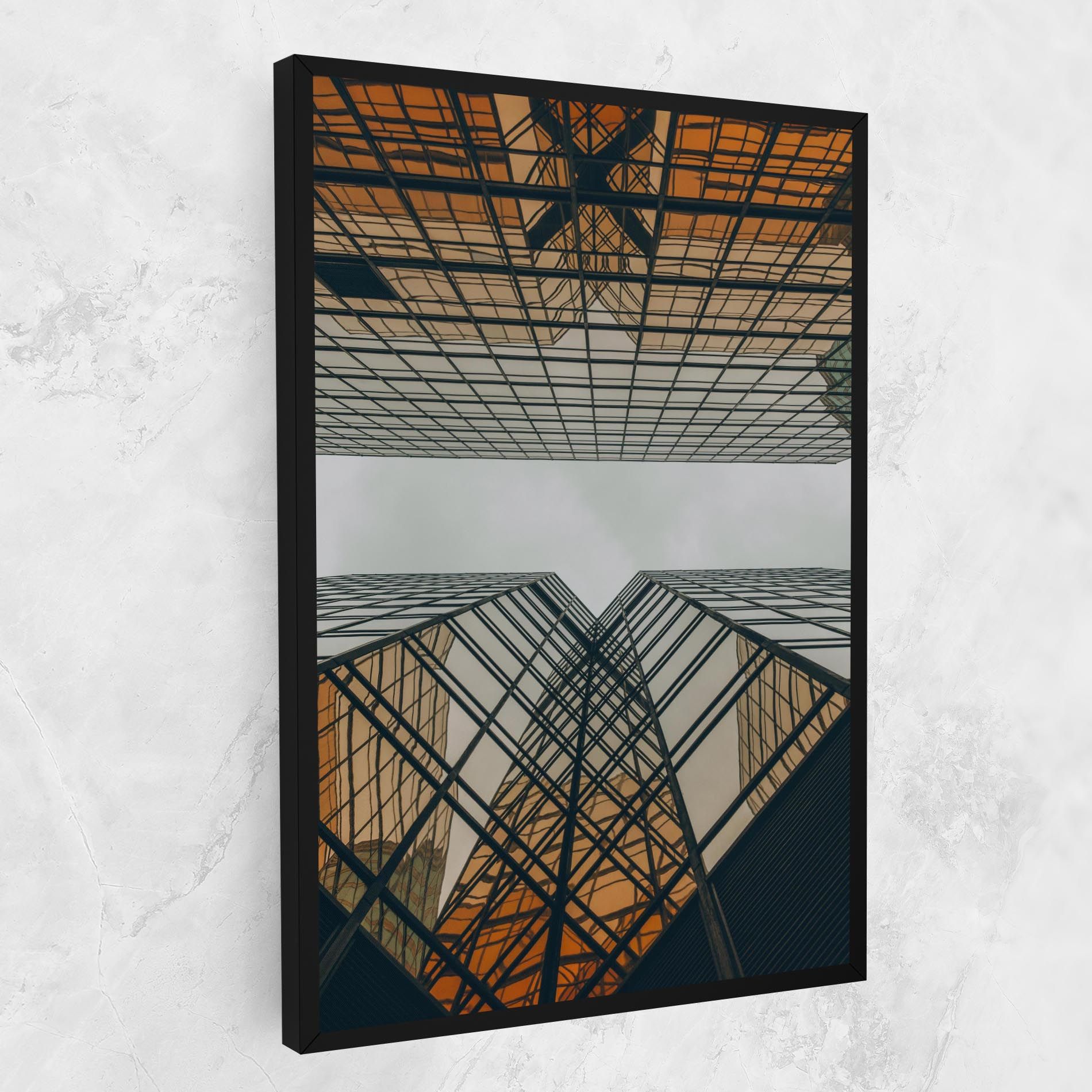 Orange Glass Building mockup 1