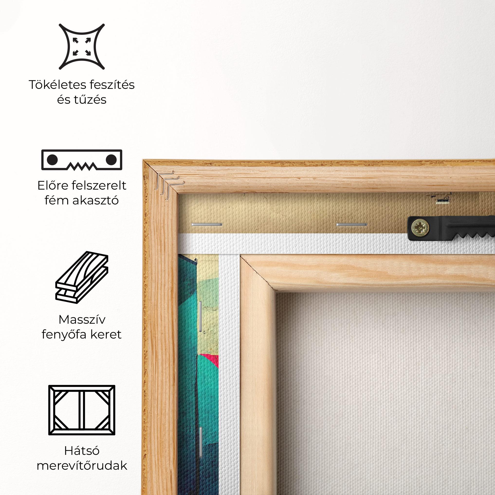 Vászonkép Abstract City Color mockup 5