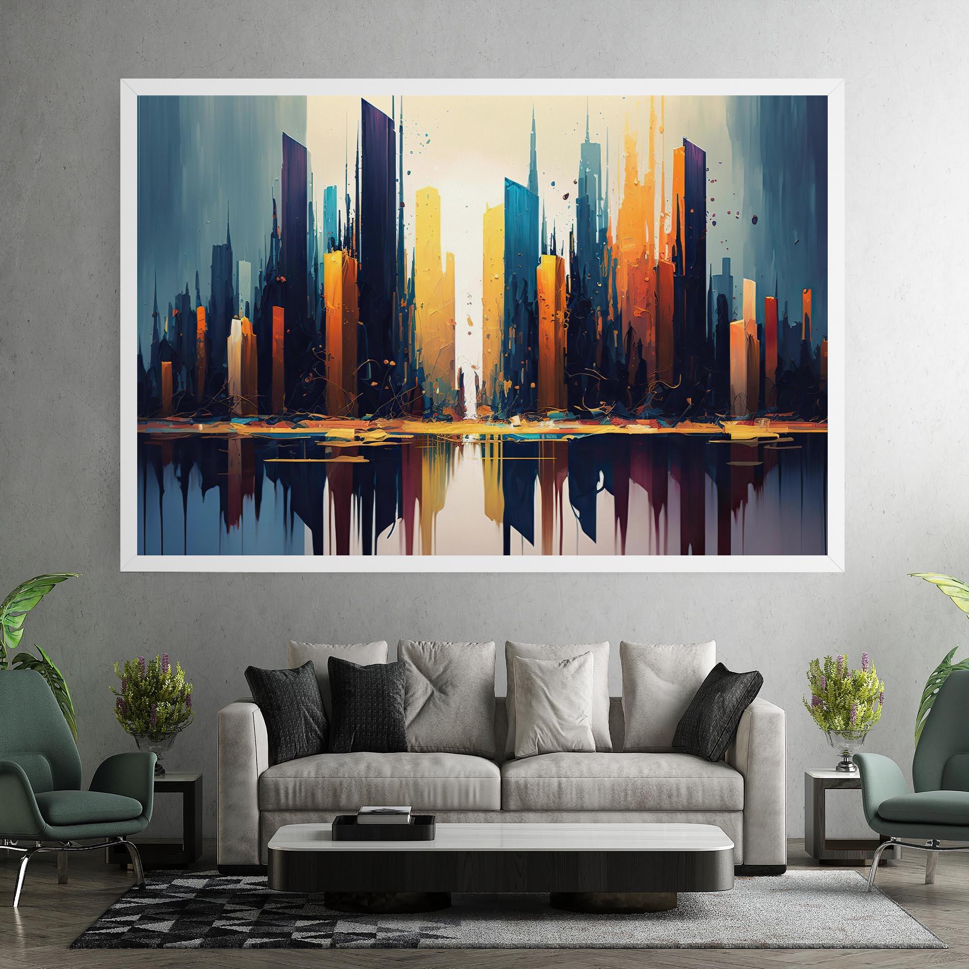 Vászonkép City Pain Art mockup 7