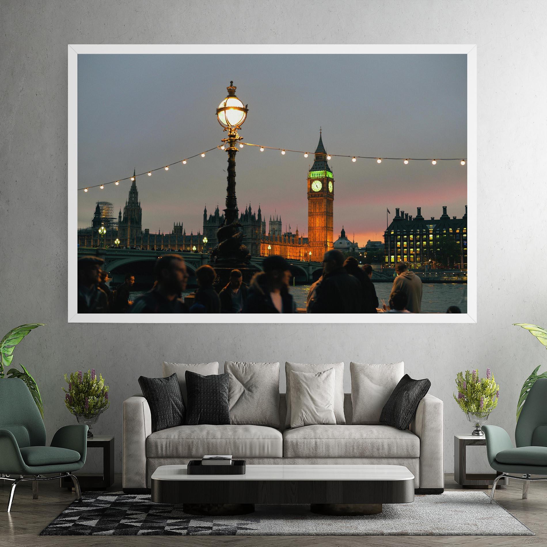 Vászonkép Clock Lights mockup 7