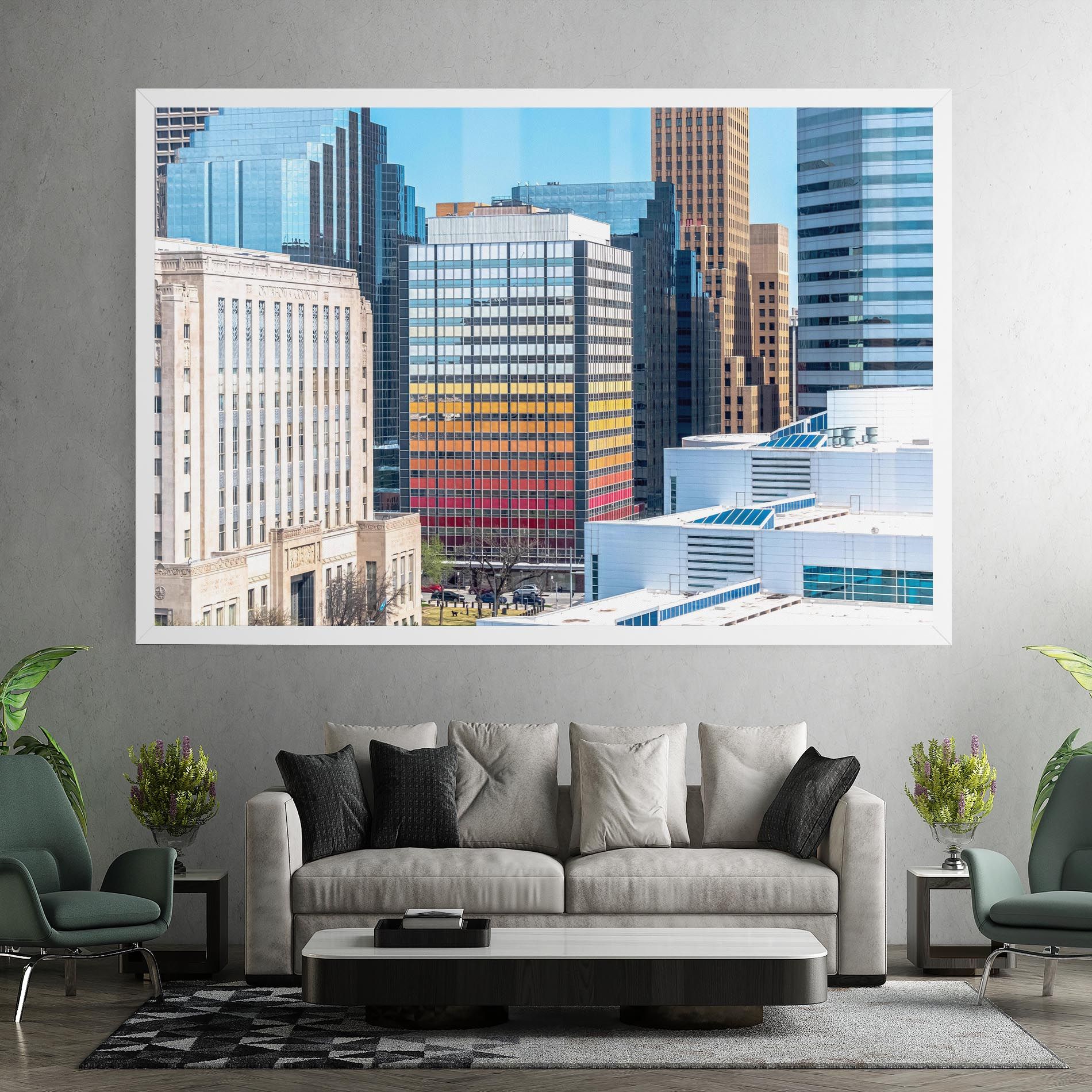 Colorful Urban Building mockup 7