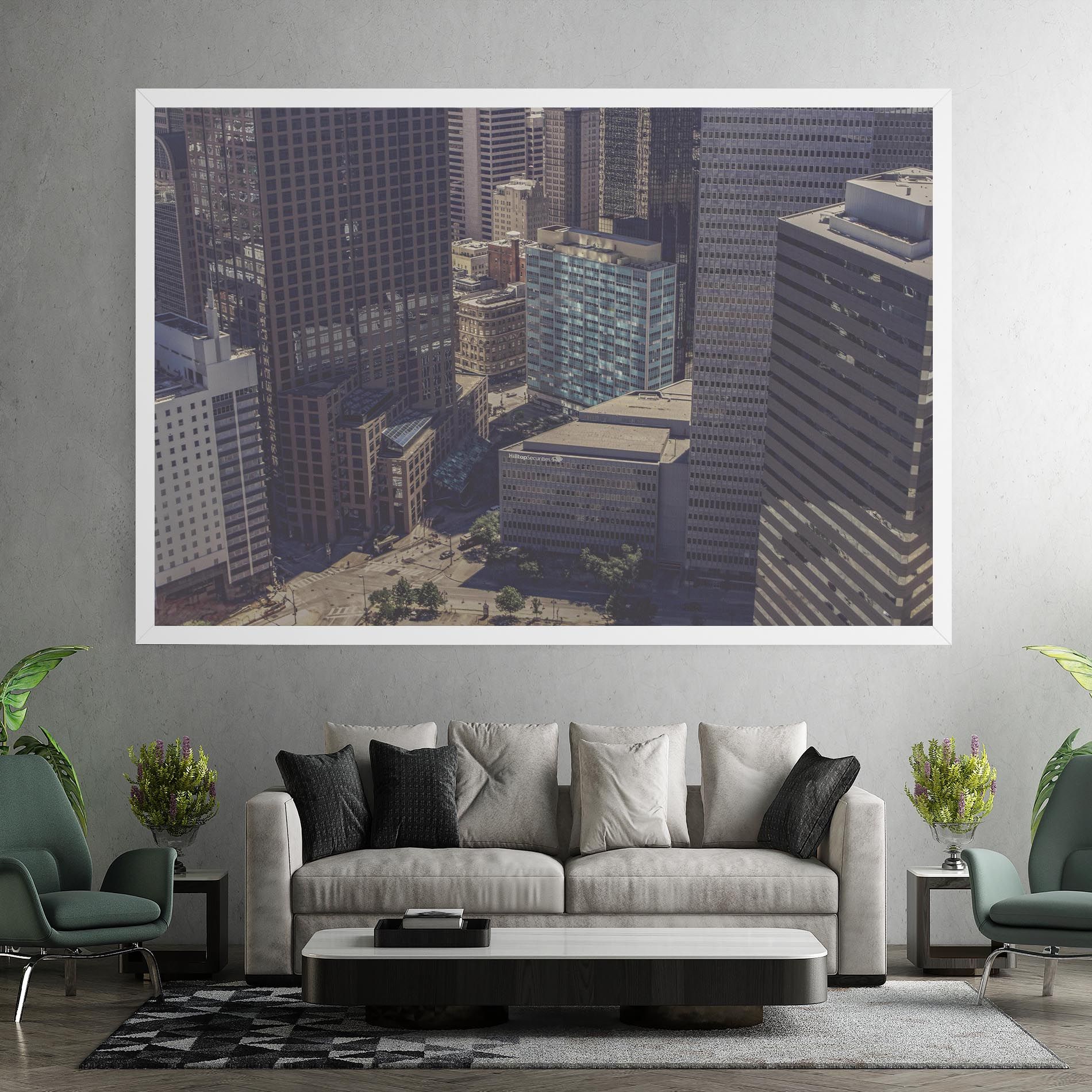 Cream Light Building mockup 7