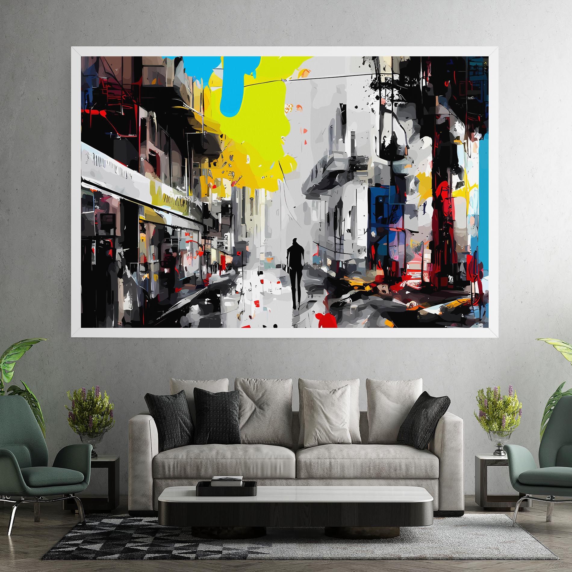 Grunge City Art mockup 7