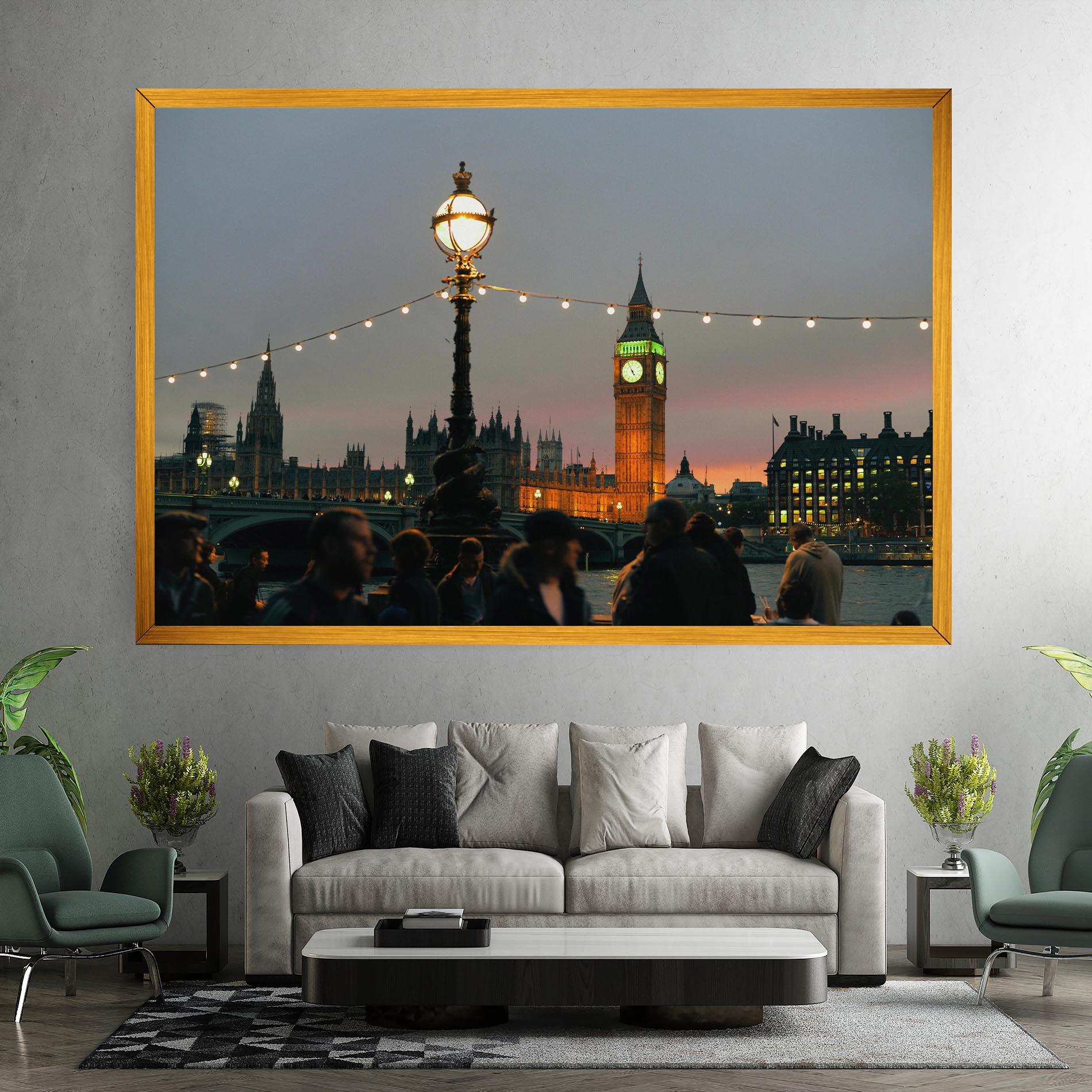 Vászonkép Clock Lights mockup 7