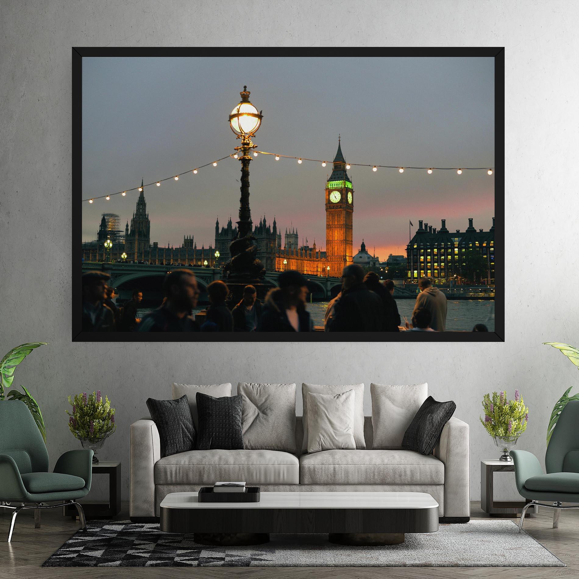 Vászonkép Clock Lights mockup 7