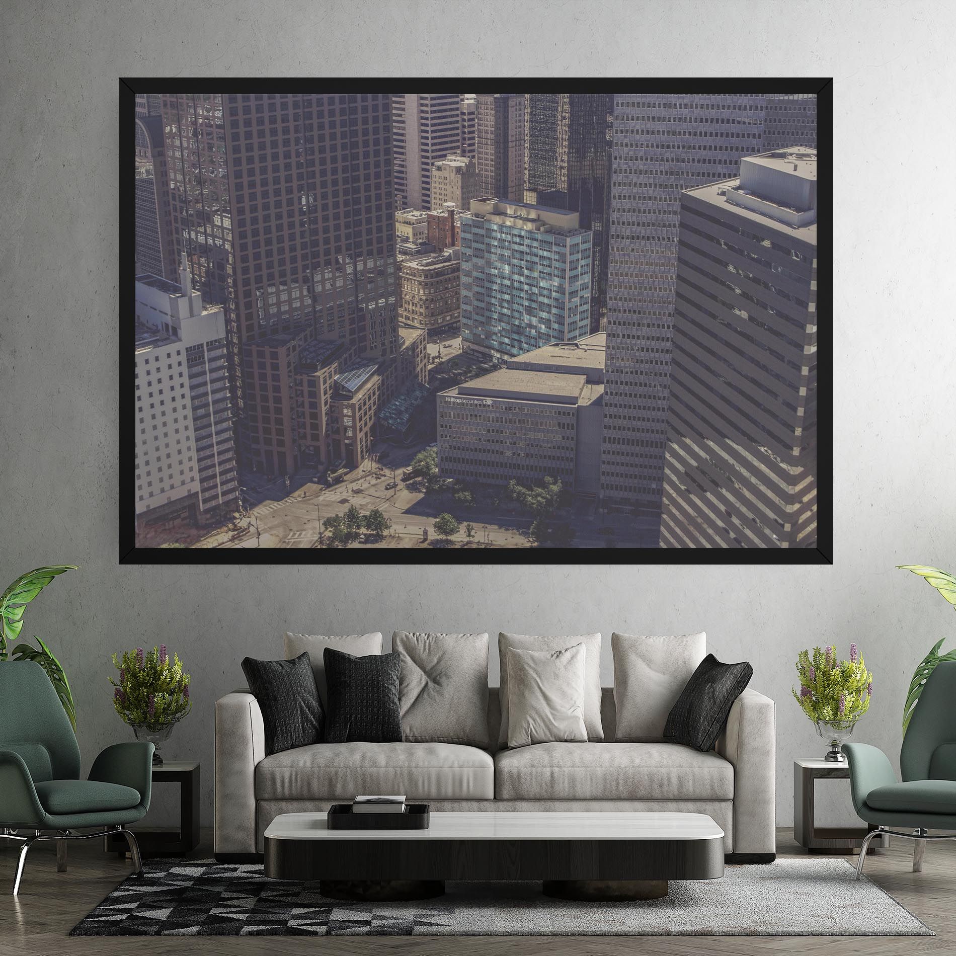 Cream Light Building mockup 7