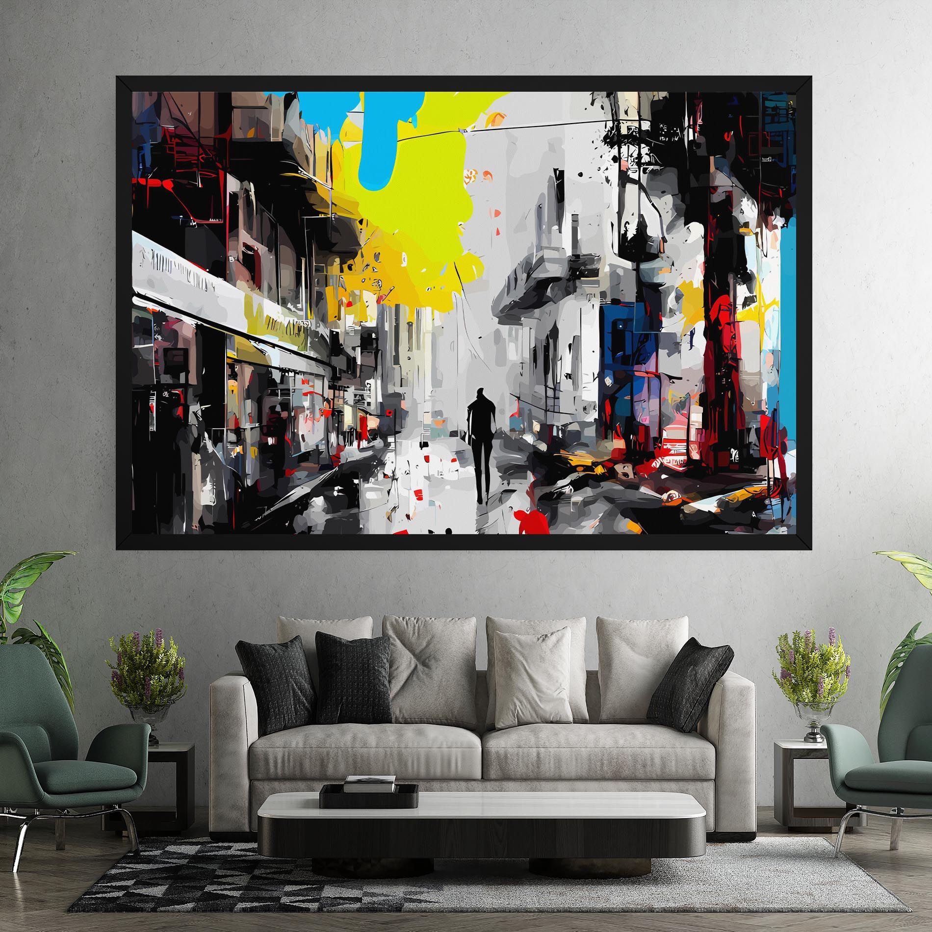 Grunge City Art mockup 7