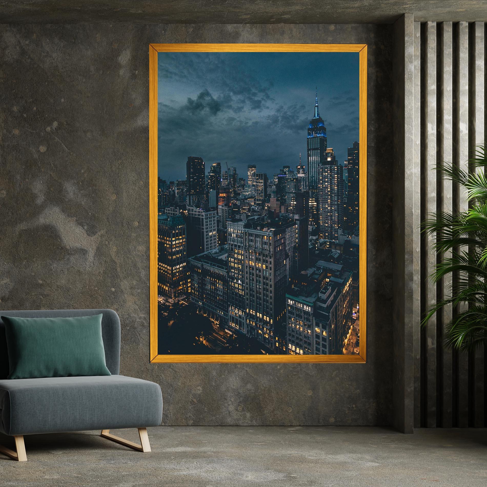 Vászonkép City Night mockup 7