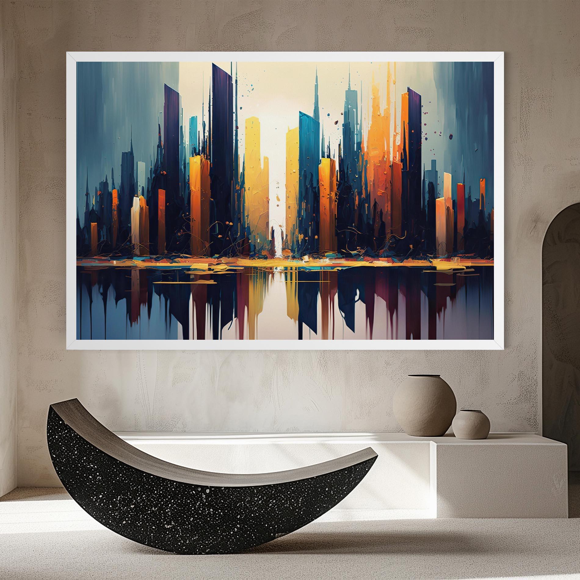 Vászonkép City Pain Art mockup 8