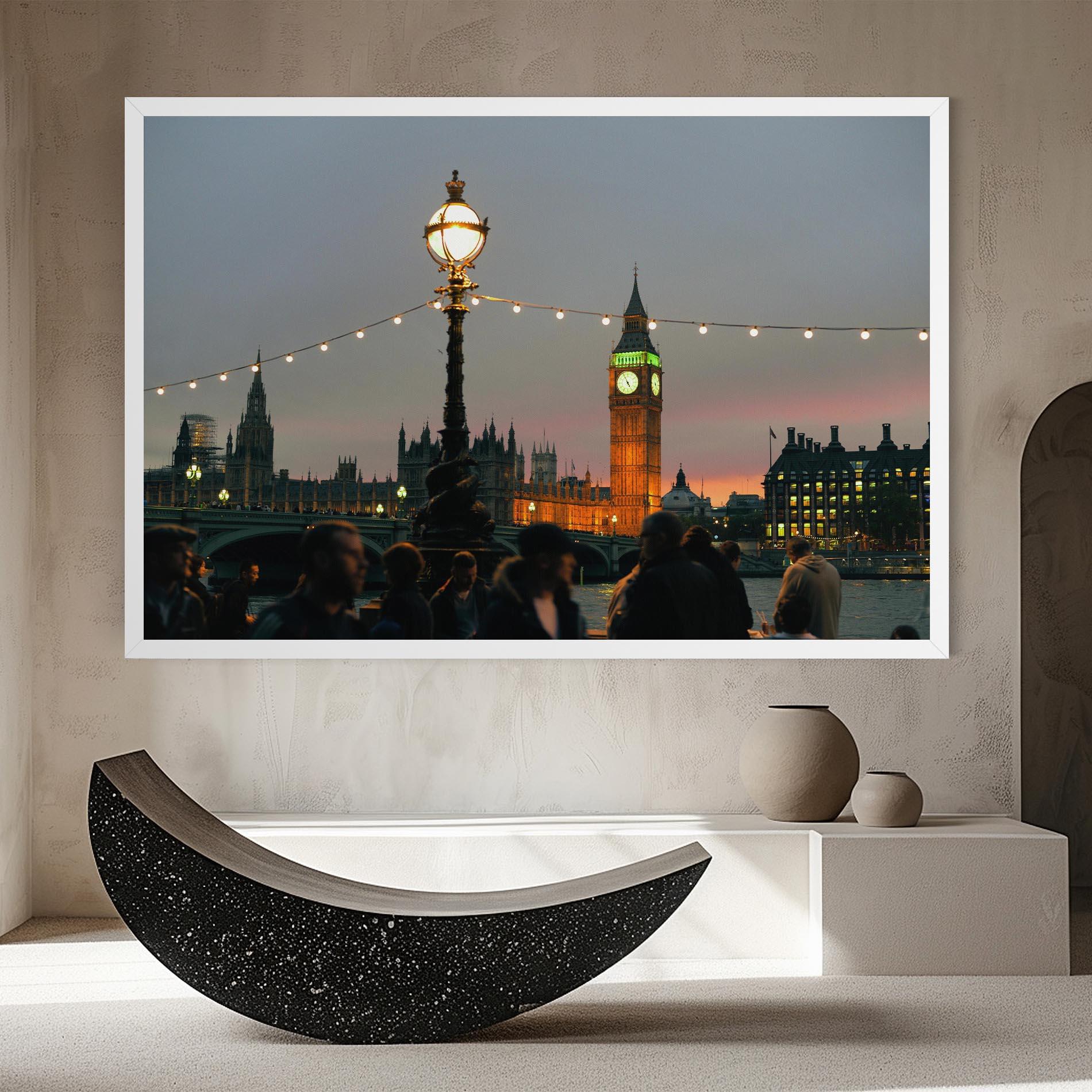 Vászonkép Clock Lights mockup 8