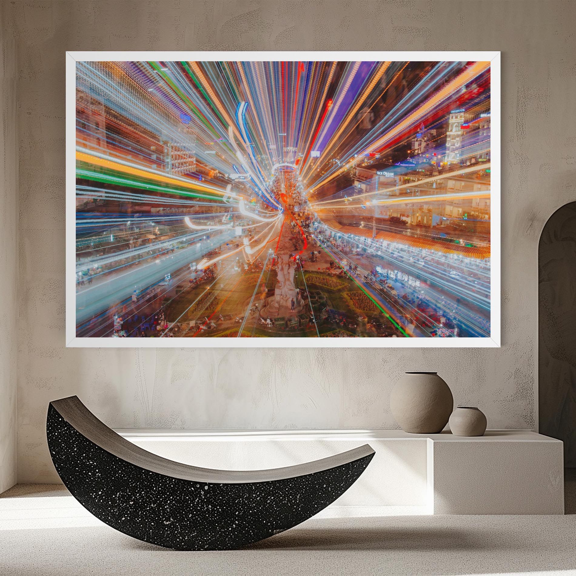 Colorful Light City mockup 8