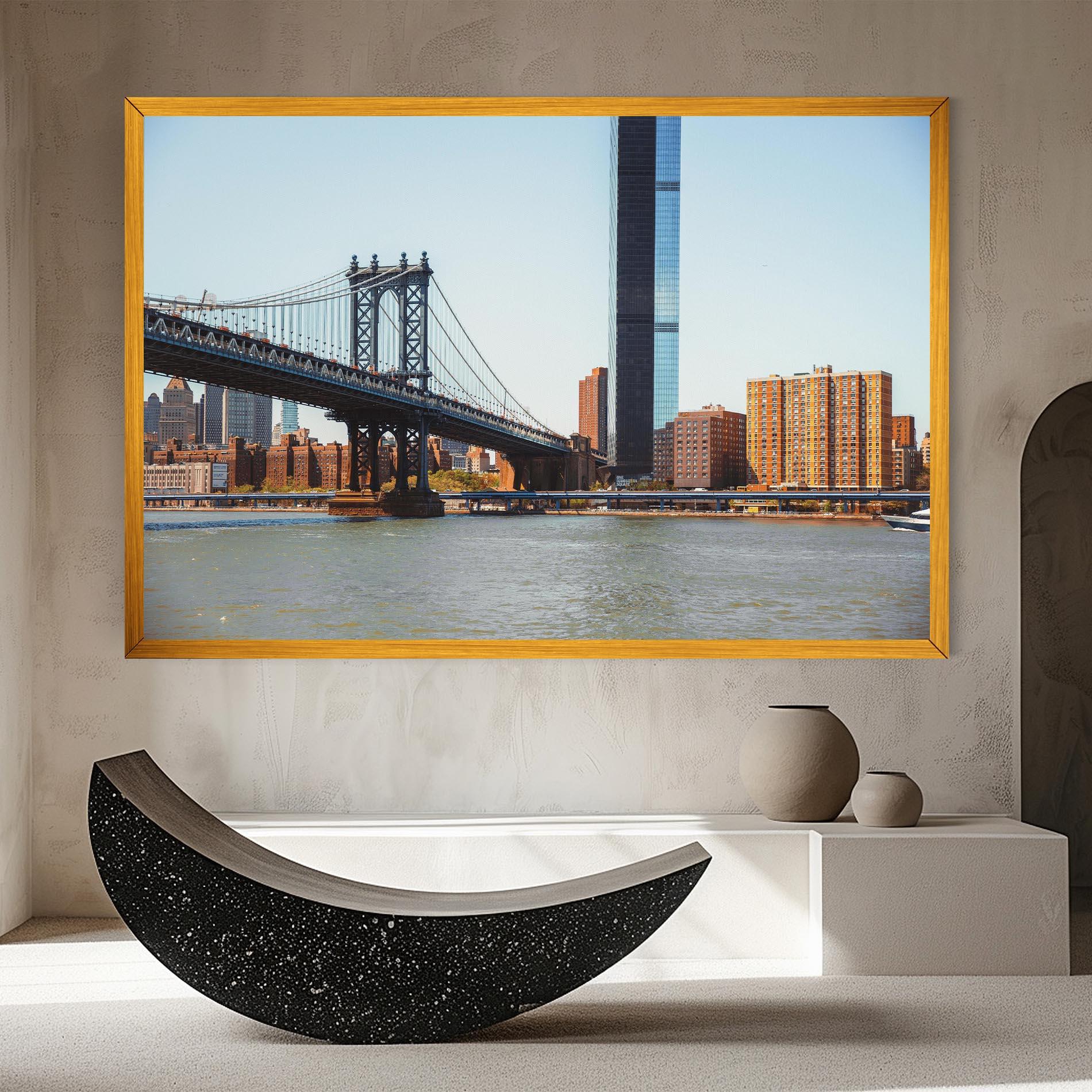 Vászonkép Big City Bridge mockup 8