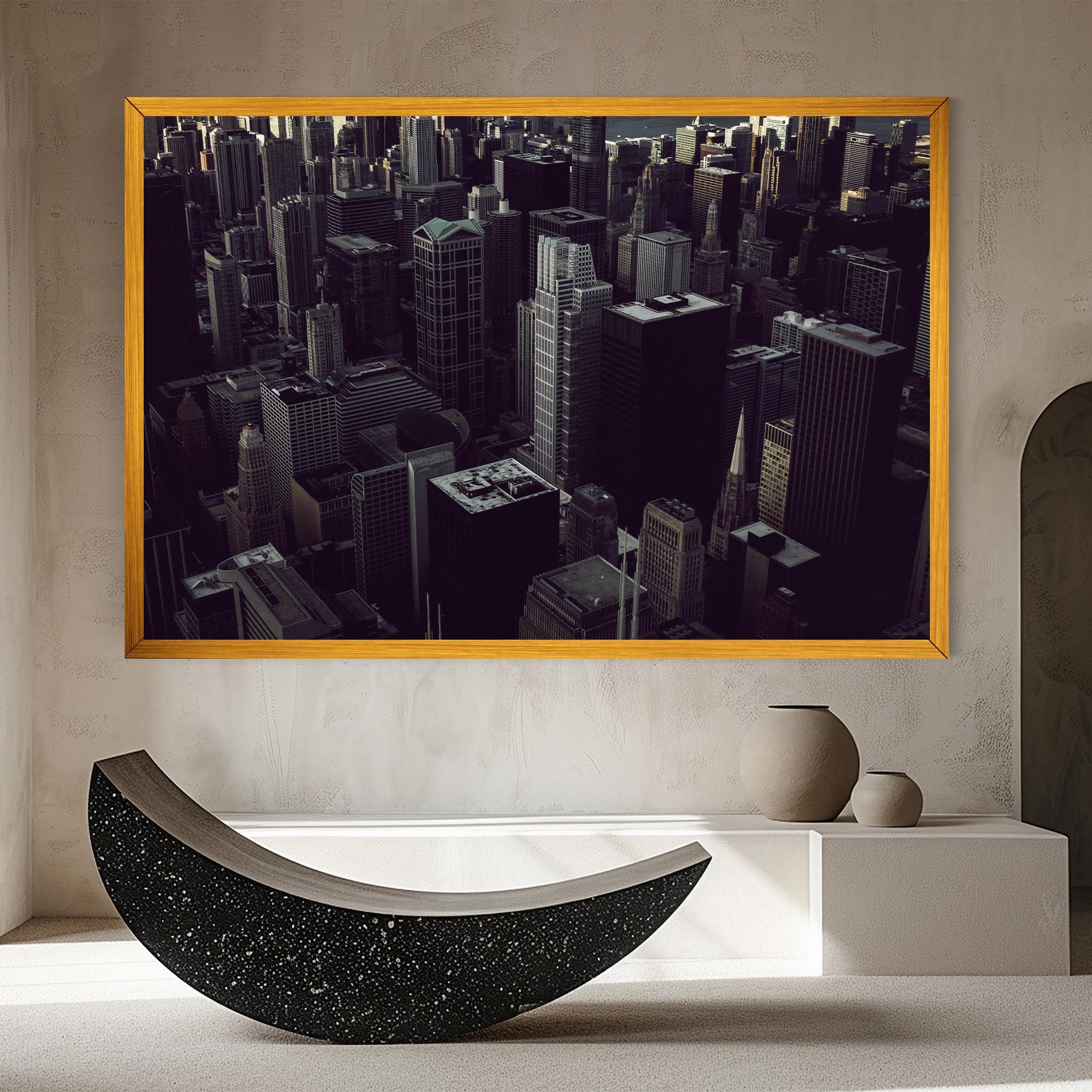 Black Cream Building mockup 8