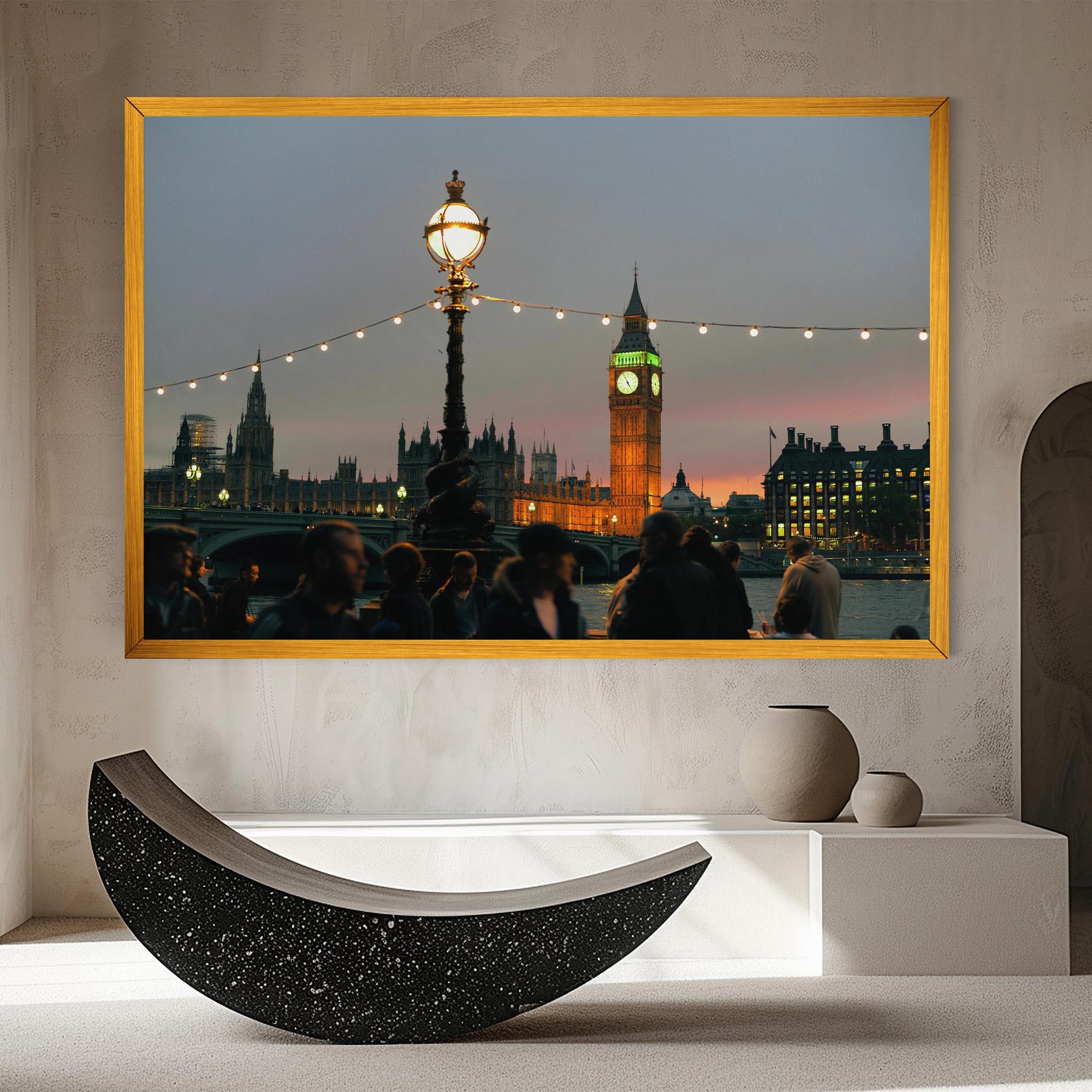 Vászonkép Clock Lights mockup 8