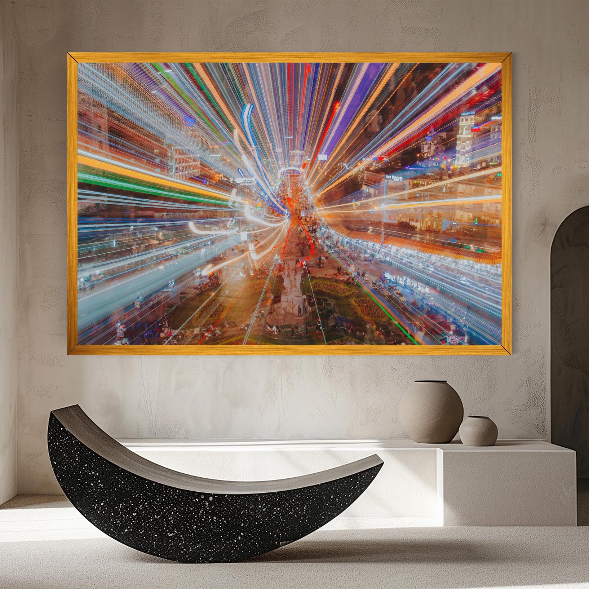 Colorful Light City mockup 8