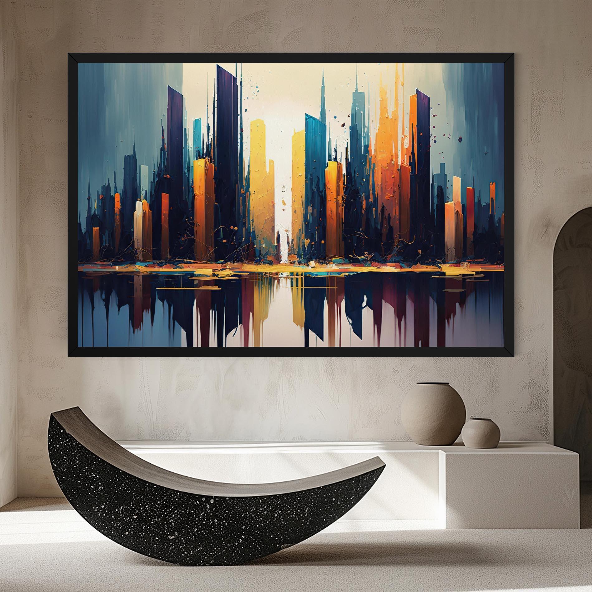 Vászonkép City Pain Art mockup 8