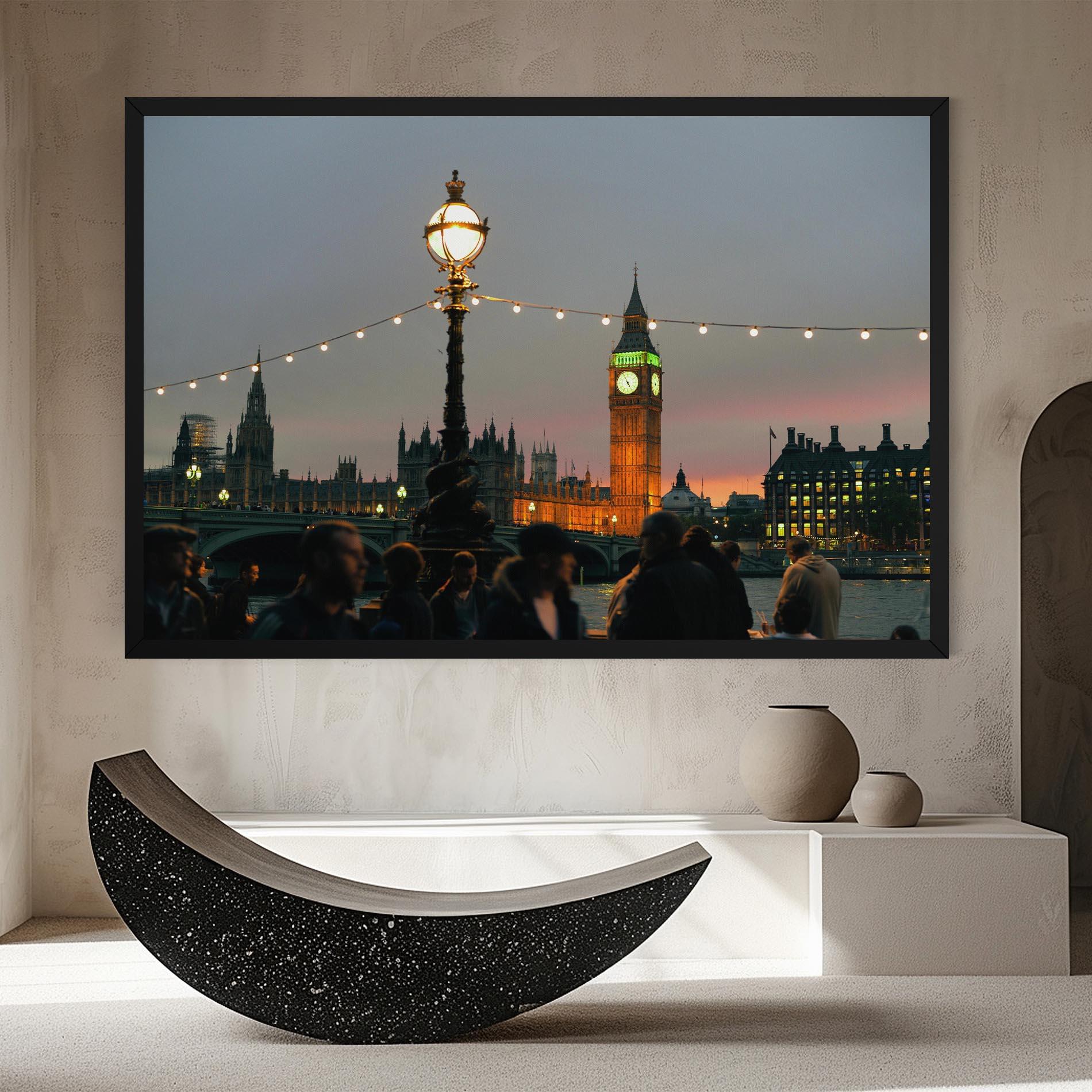 Vászonkép Clock Lights mockup 8