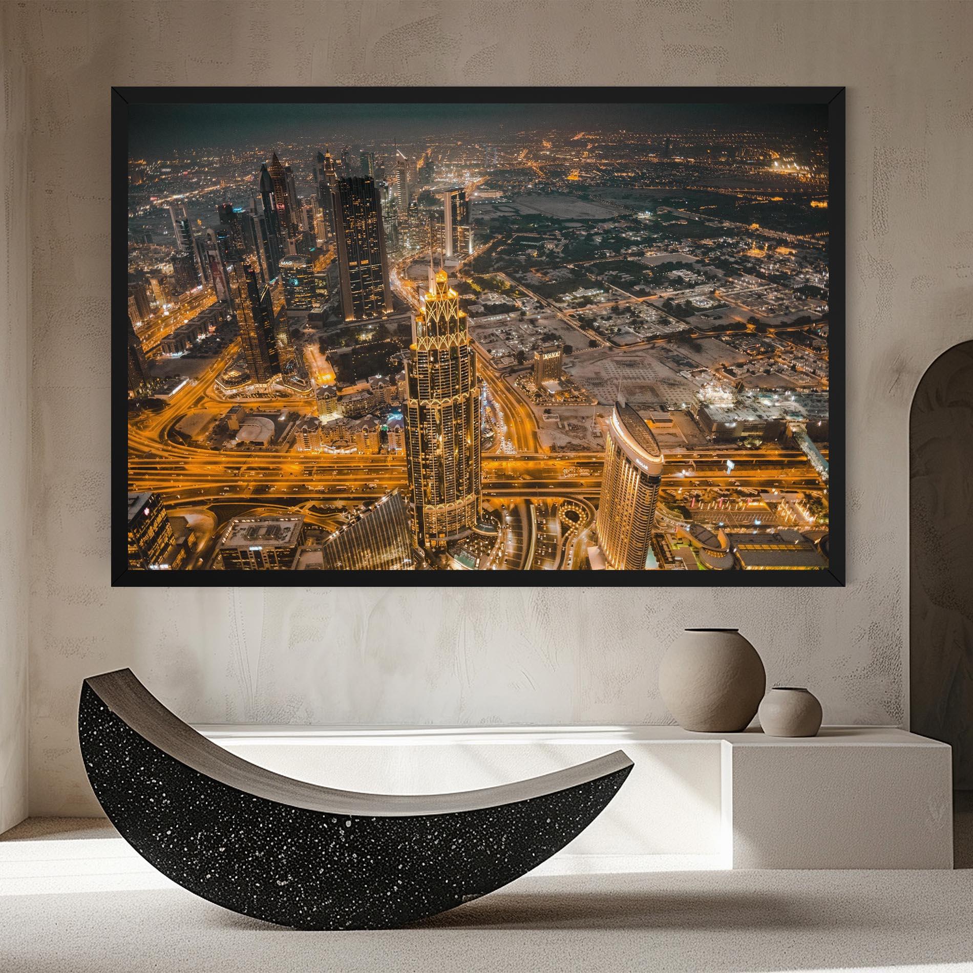 Vászonkép Dubai Lights mockup 8