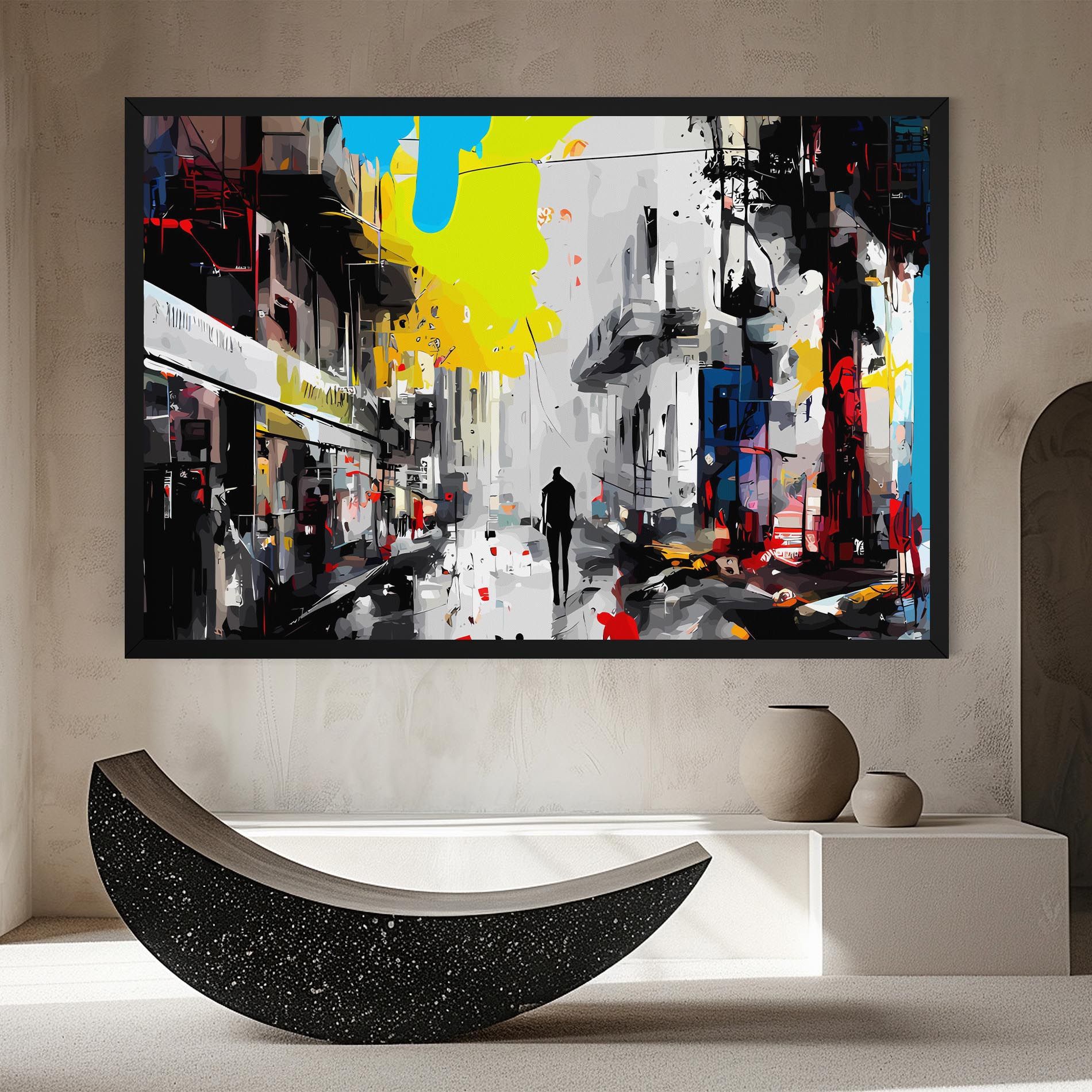 Grunge City Art mockup 8