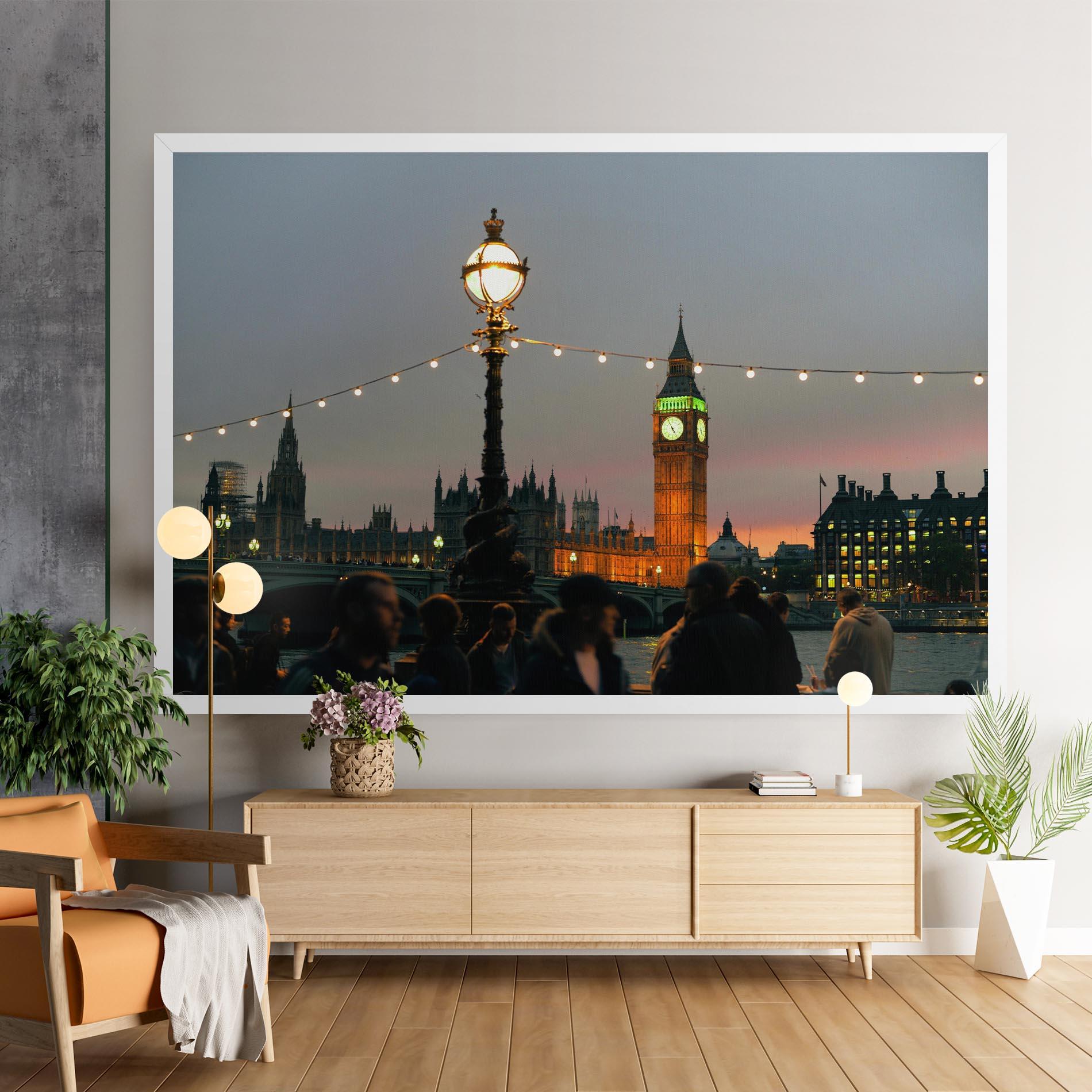 Vászonkép Clock Lights mockup 9