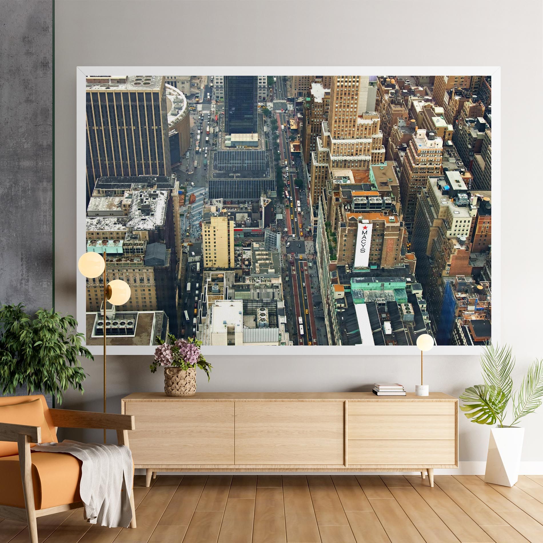 Cream Tall Building mockup 9