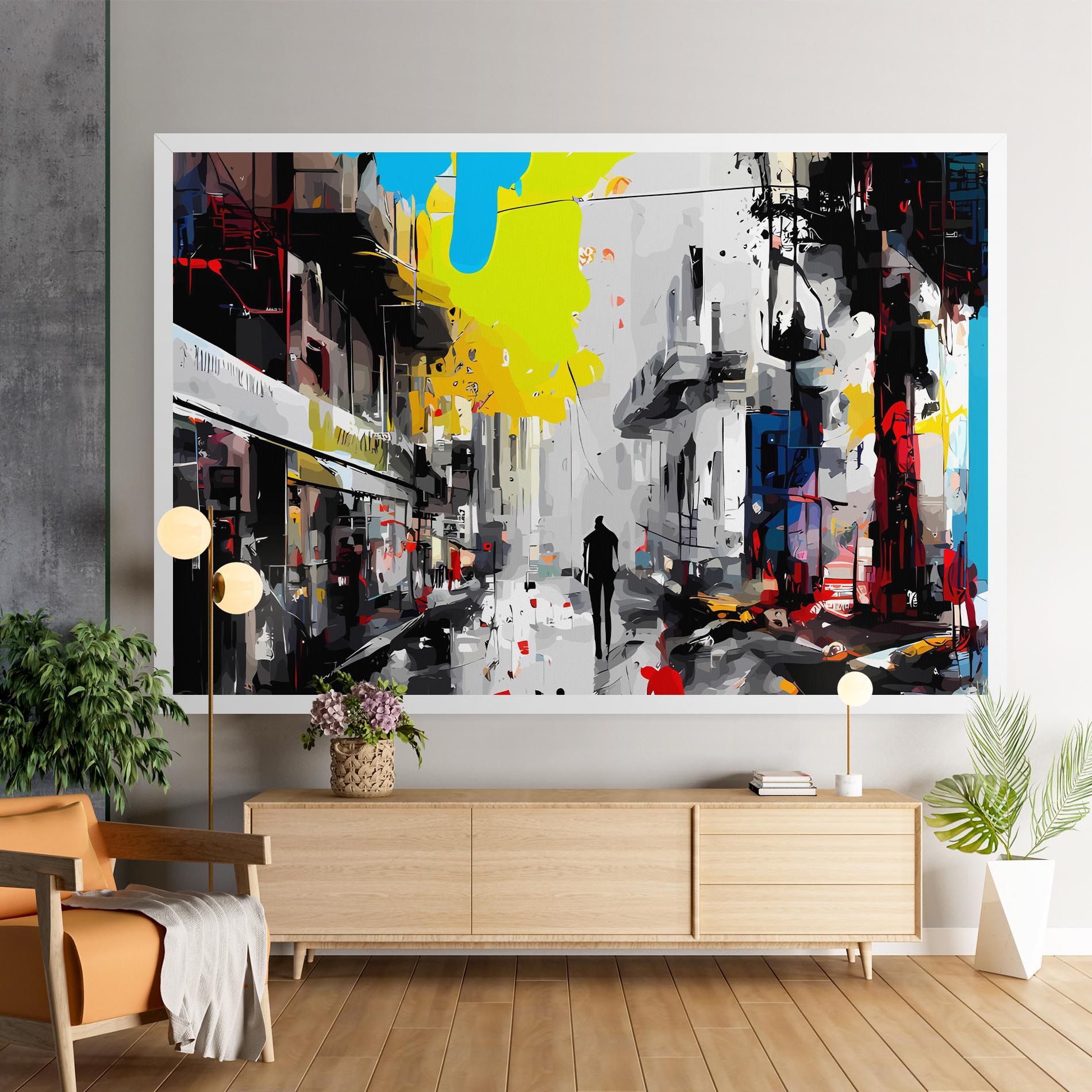 Grunge City Art mockup 9