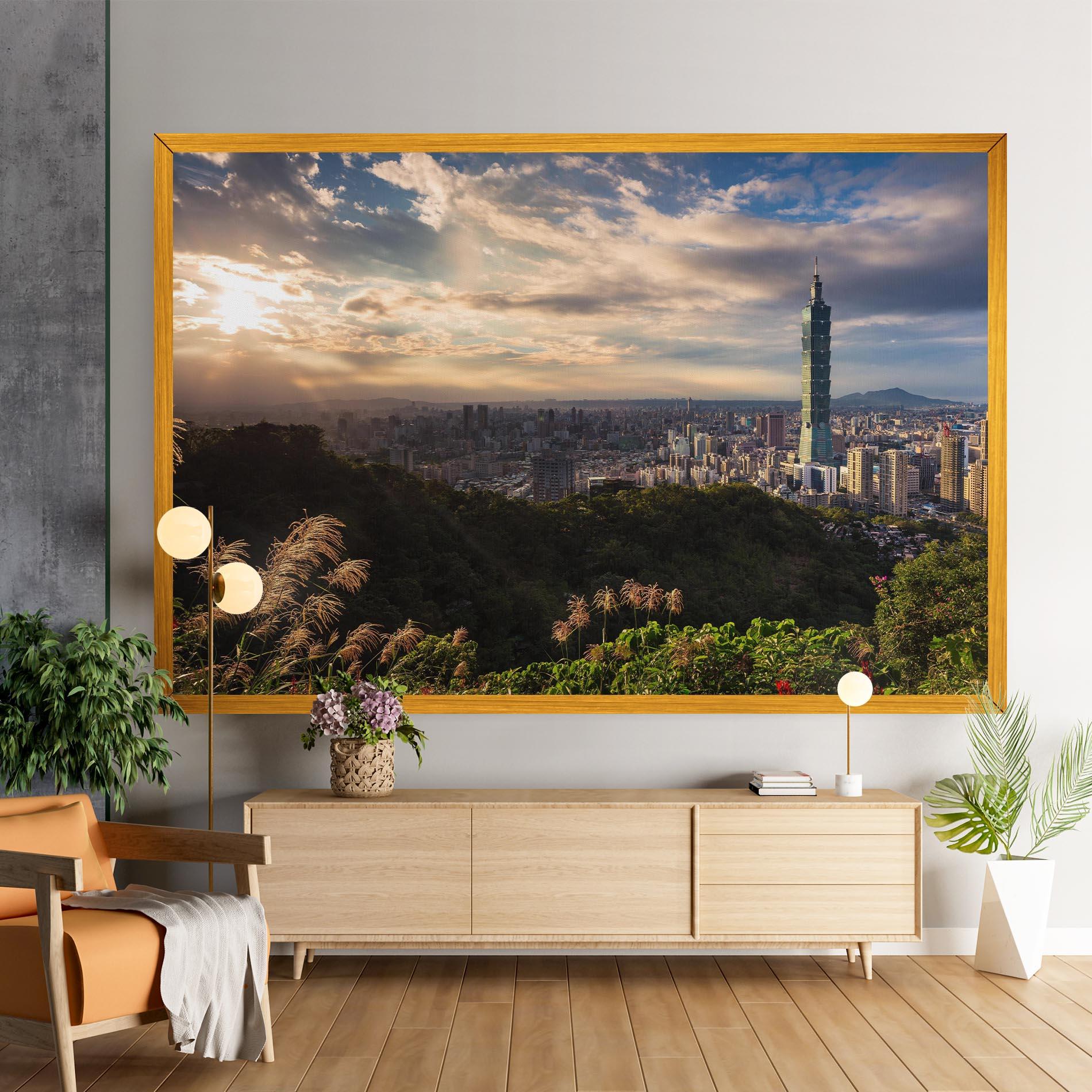 Vászonkép Big Building Daylight mockup 9