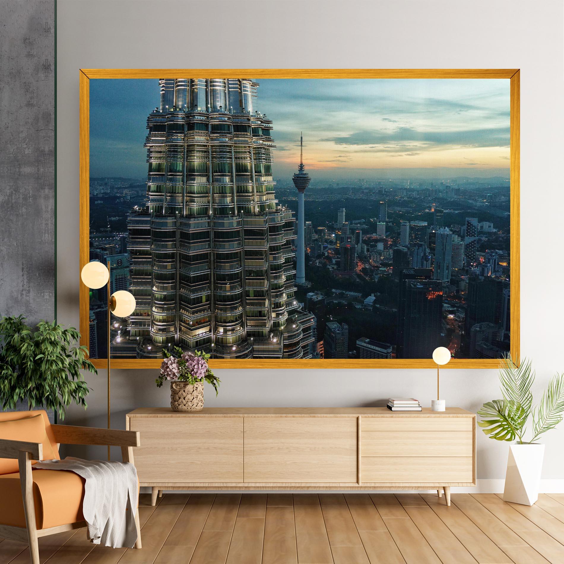 Vászonkép Hight Tower View mockup 9