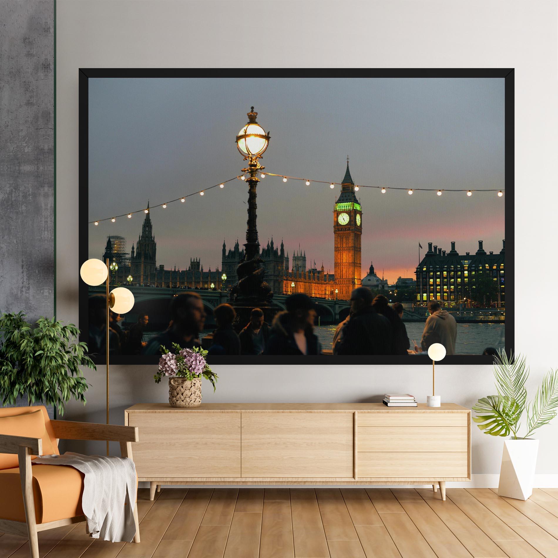 Vászonkép Clock Lights mockup 9