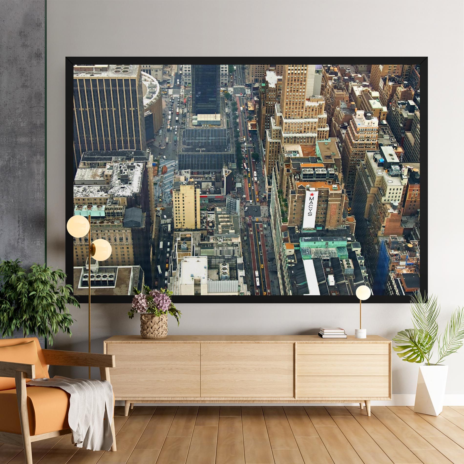 Cream Tall Building mockup 9