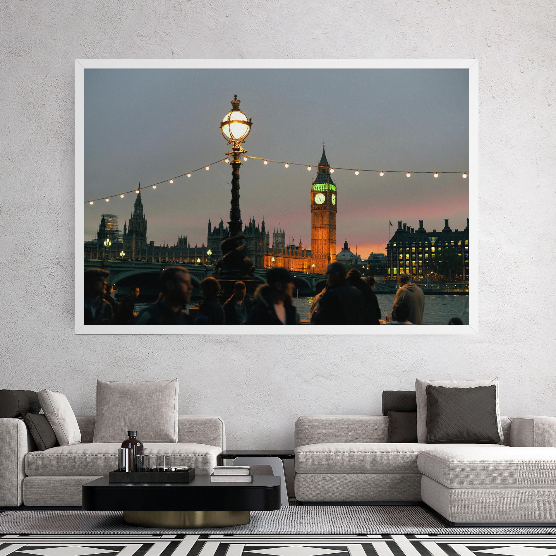 Vászonkép Clock Lights mockup 2