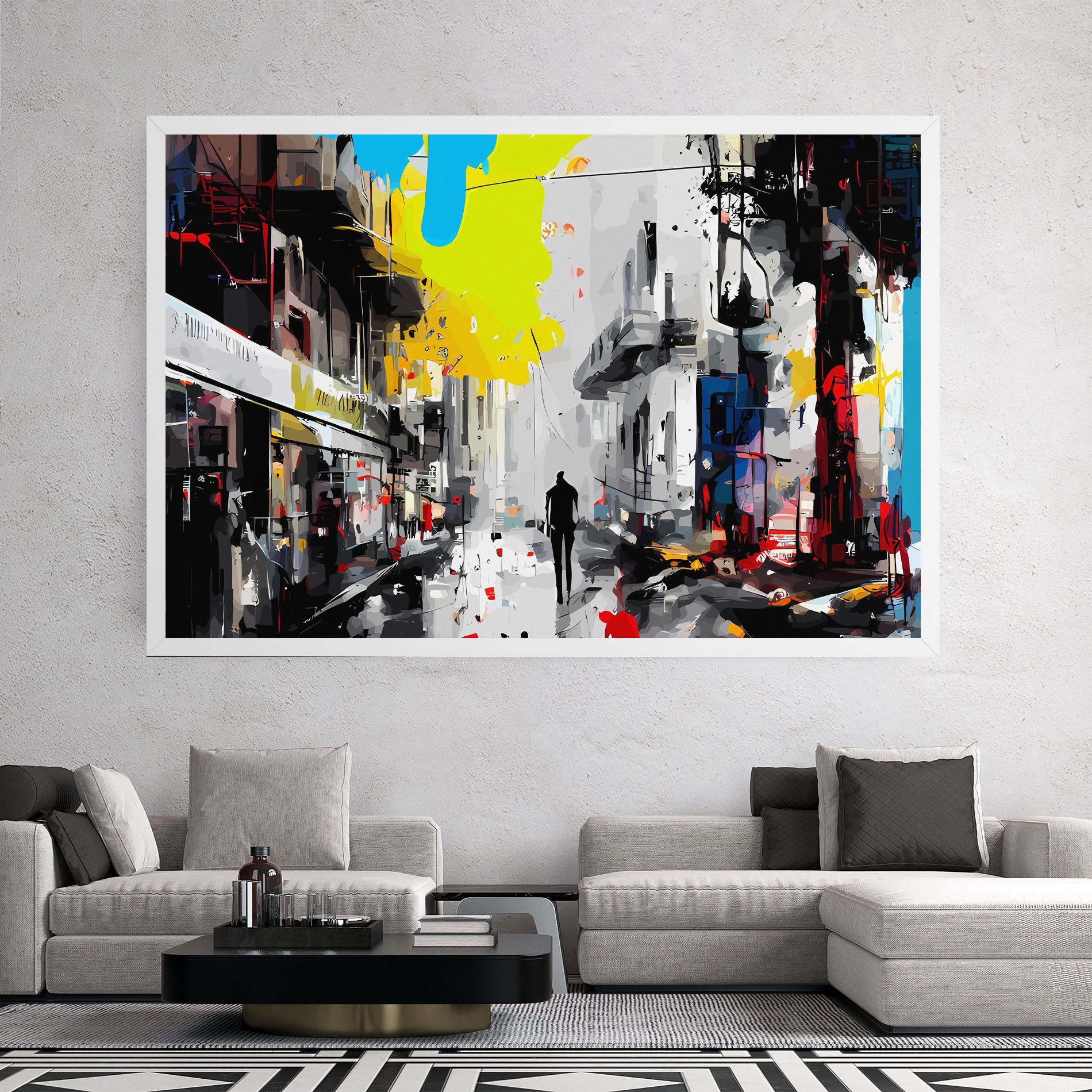 Grunge City Art mockup 2