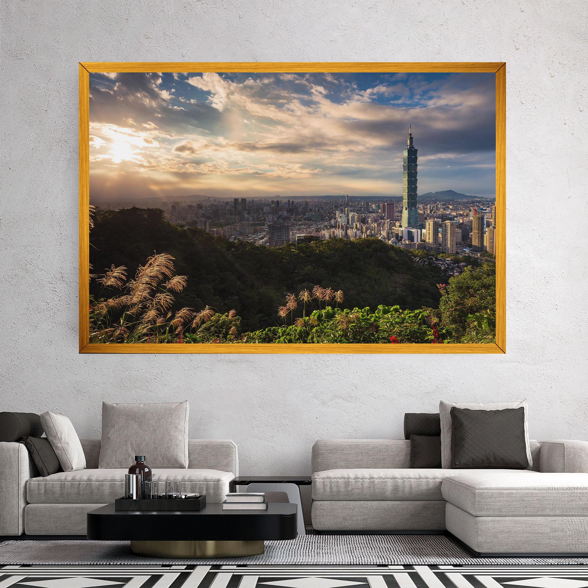 Vászonkép Big Building Daylight mockup 2