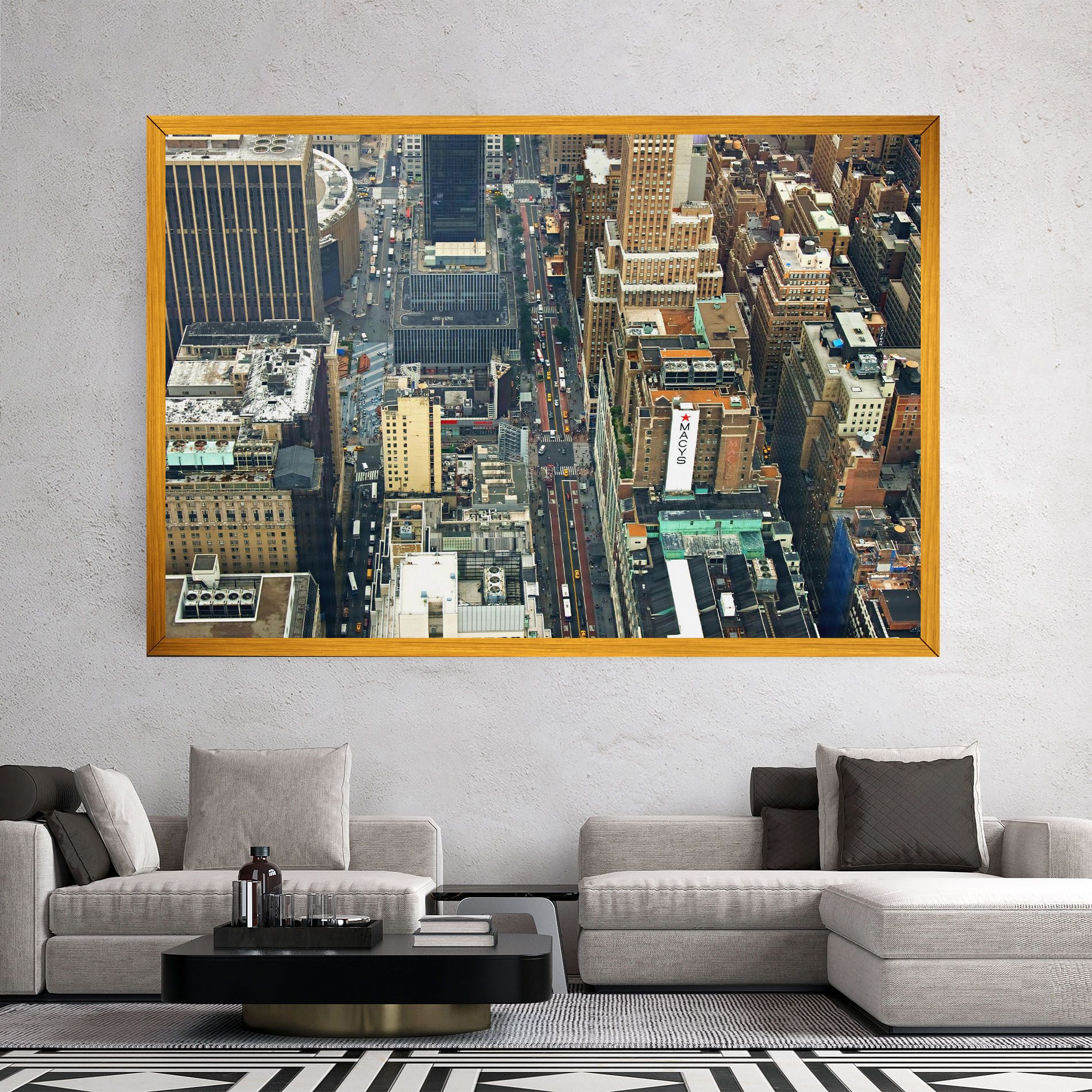 Cream Tall Building mockup 2