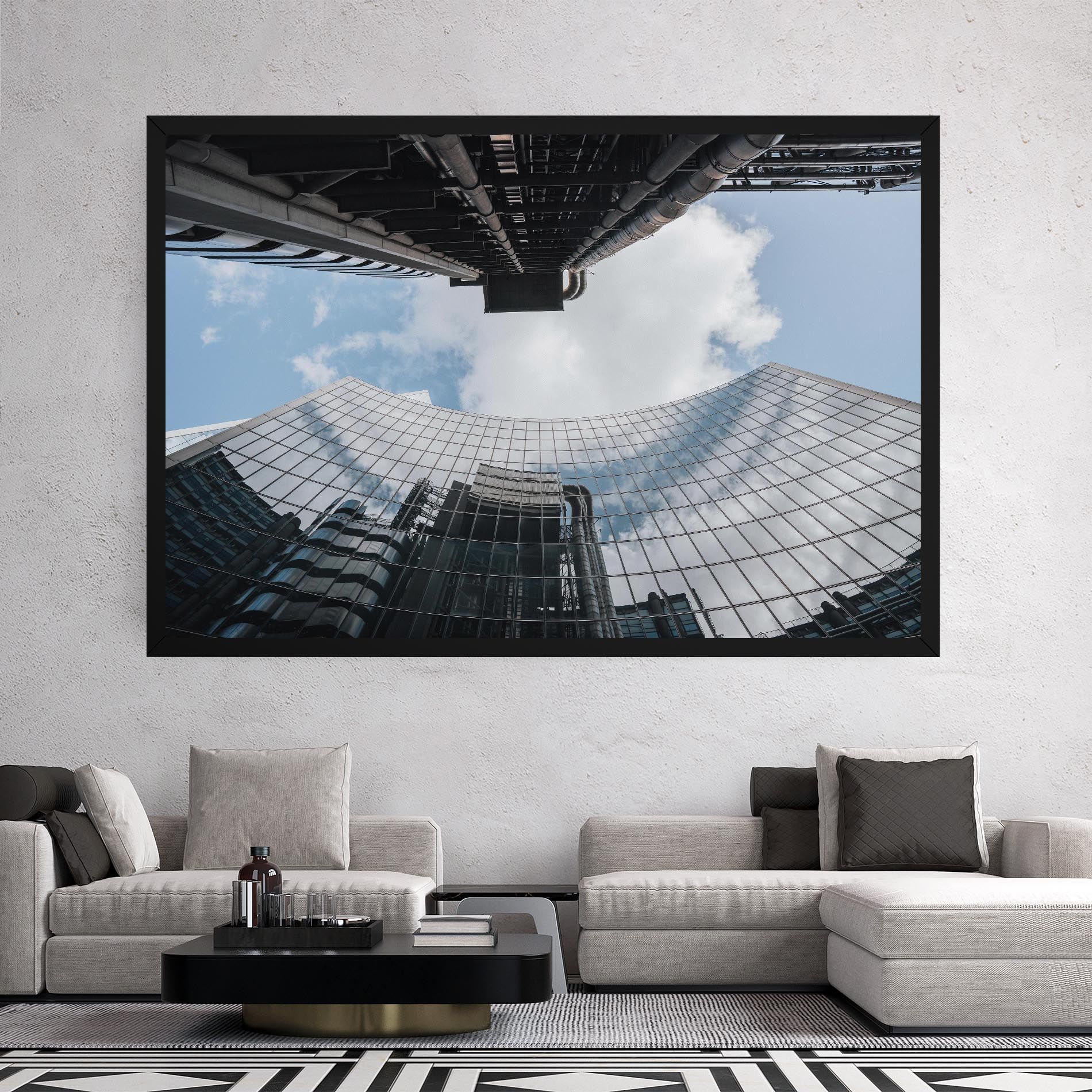 Cloud Big Building mockup 2