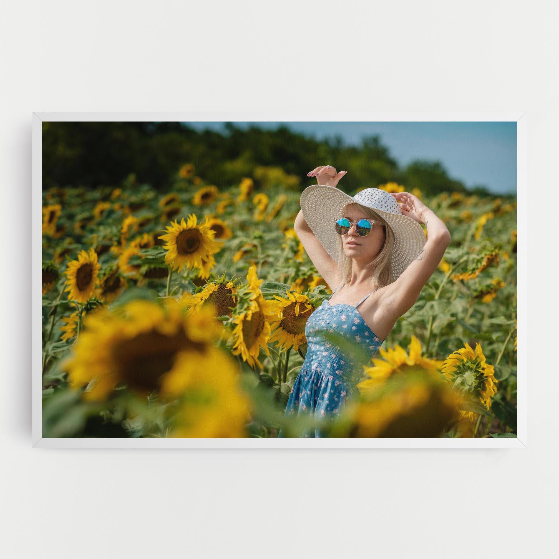 Vászonkép Model Posing mockup 0