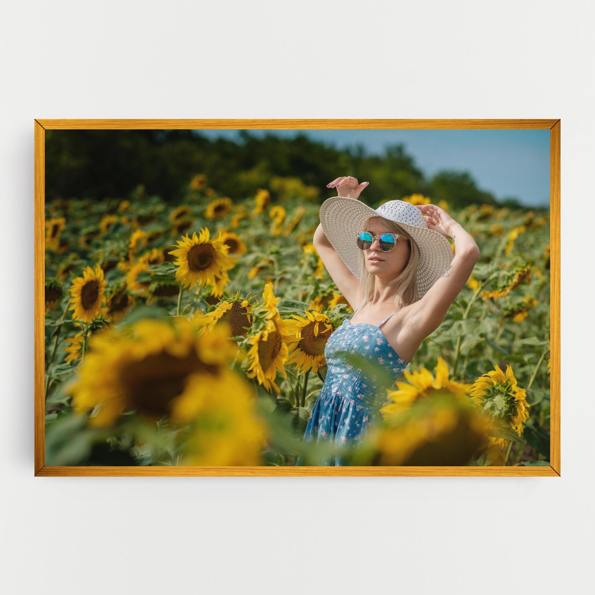 Vászonkép Model Posing mockup 0