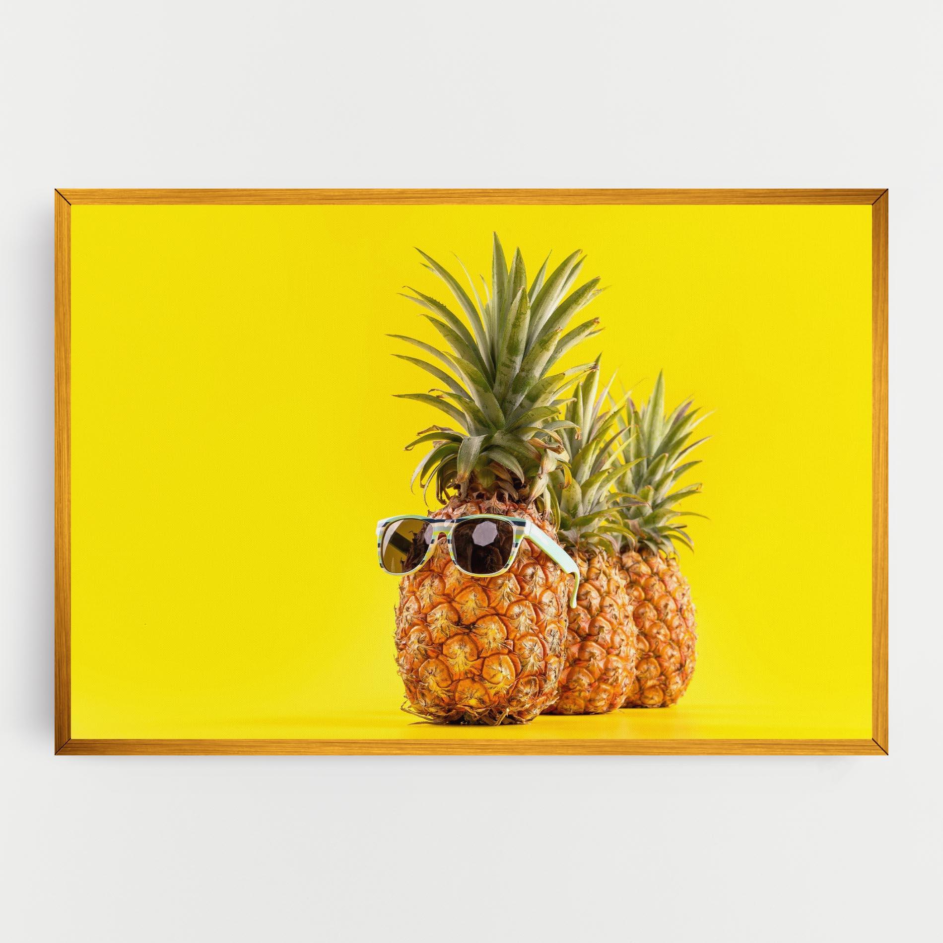 Vászonkép Pineapple Looking Up mockup 0