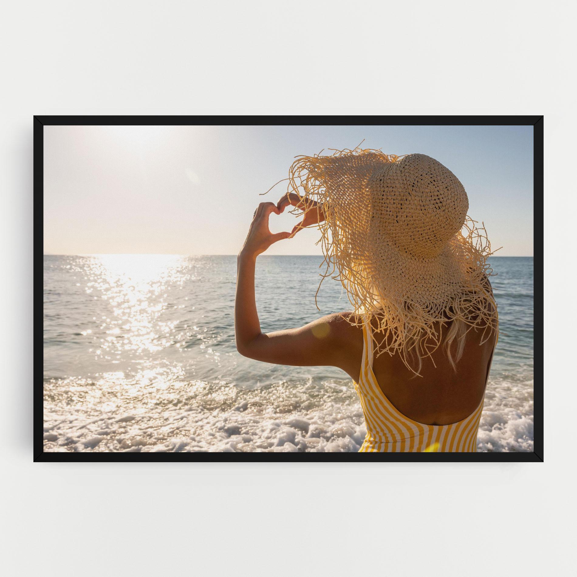 Vászonkép Heart Symbol mockup 0