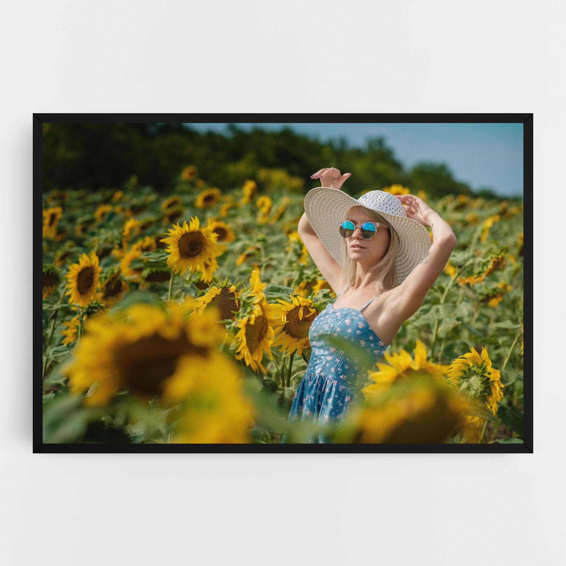 Vászonkép Model Posing mockup 0