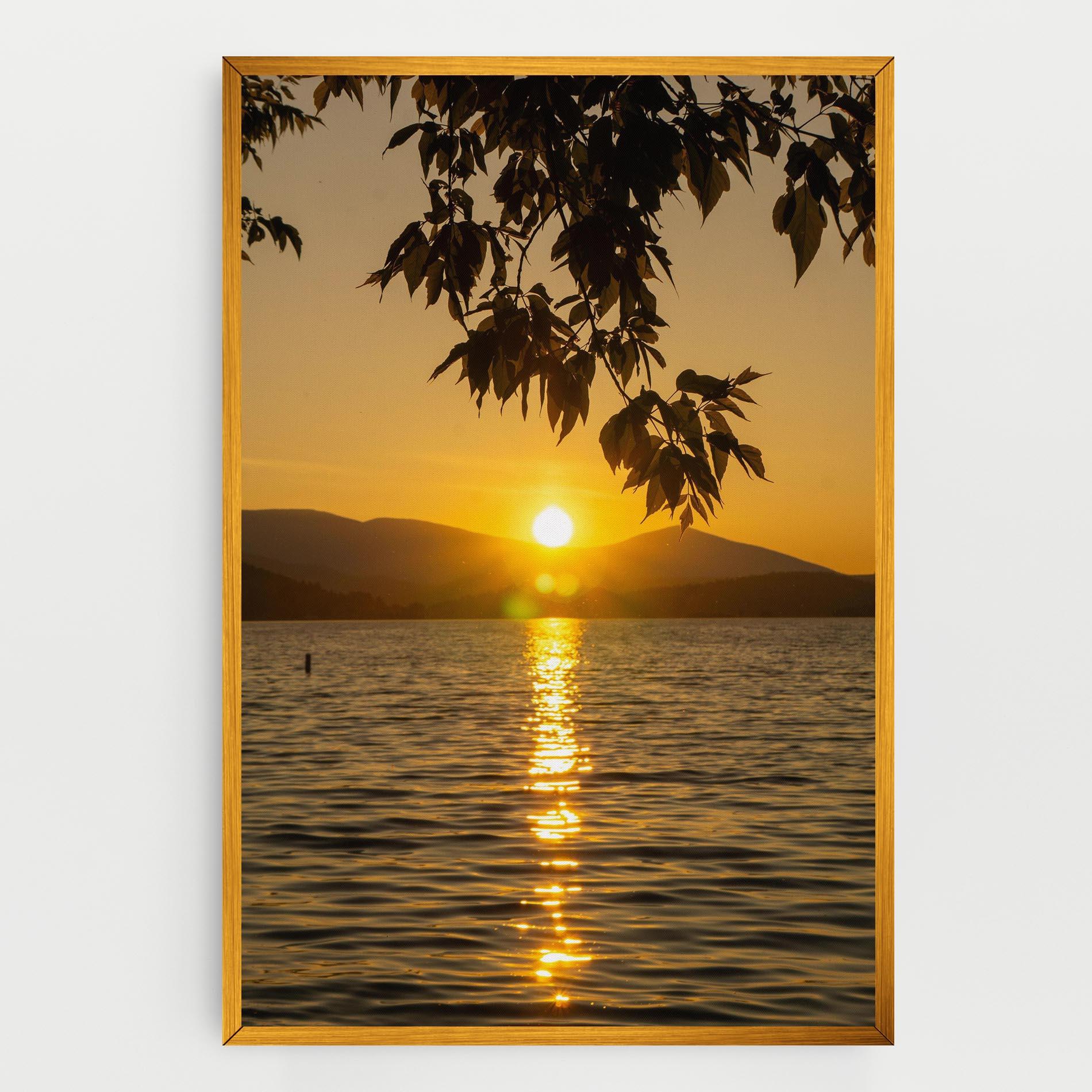 Vászonkép Yellow Sunrise mockup 0