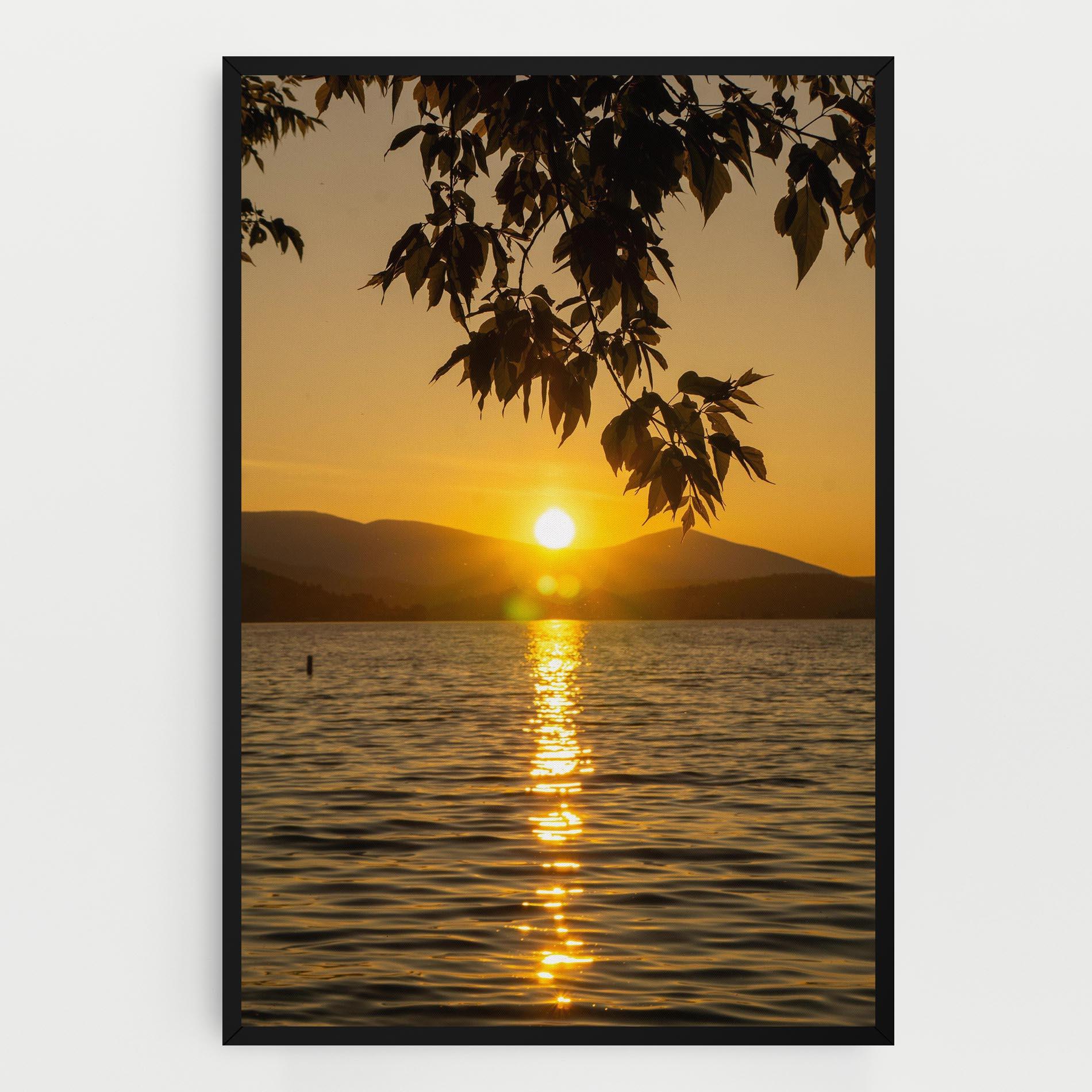 Vászonkép Yellow Sunrise mockup 0