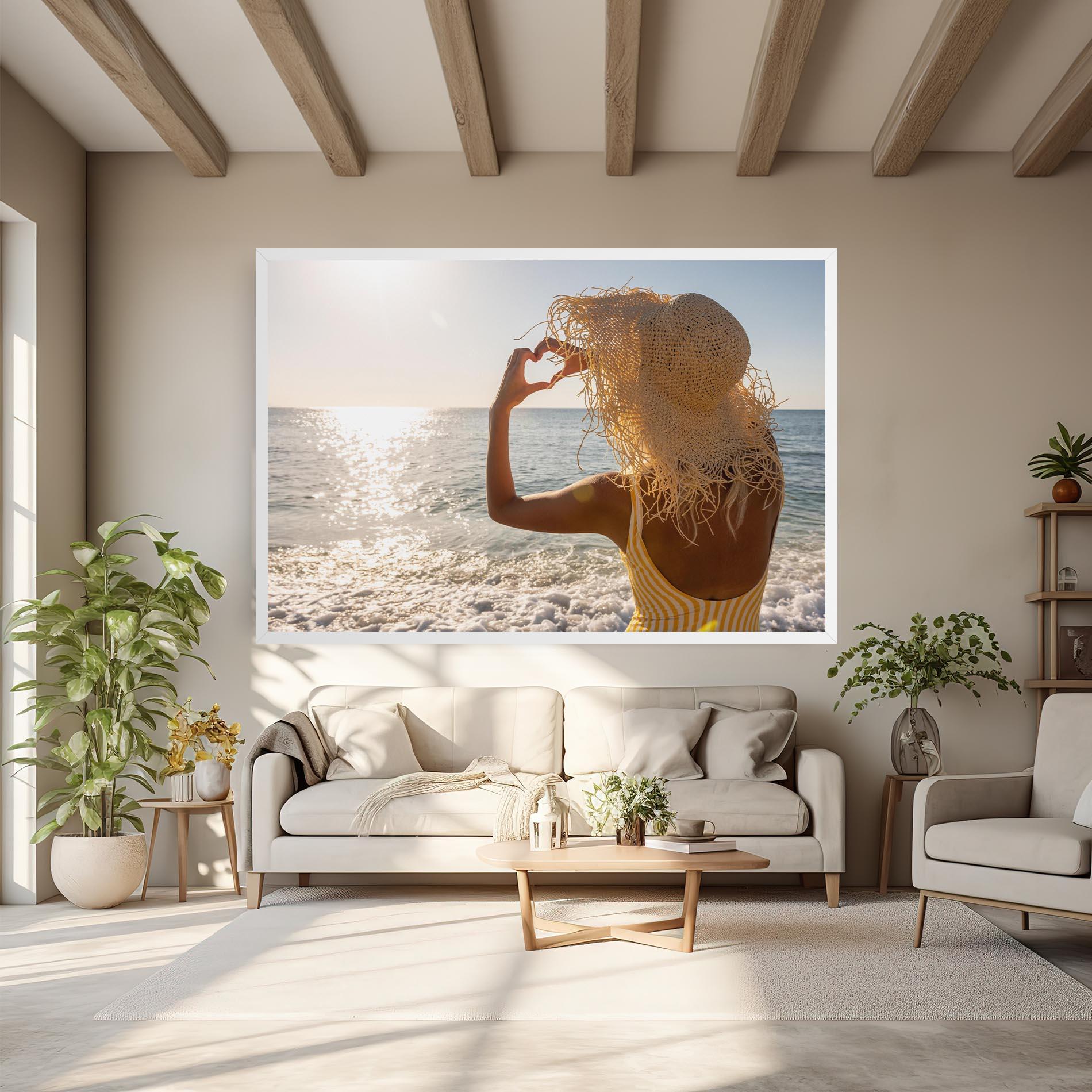 Vászonkép Heart Symbol mockup 6