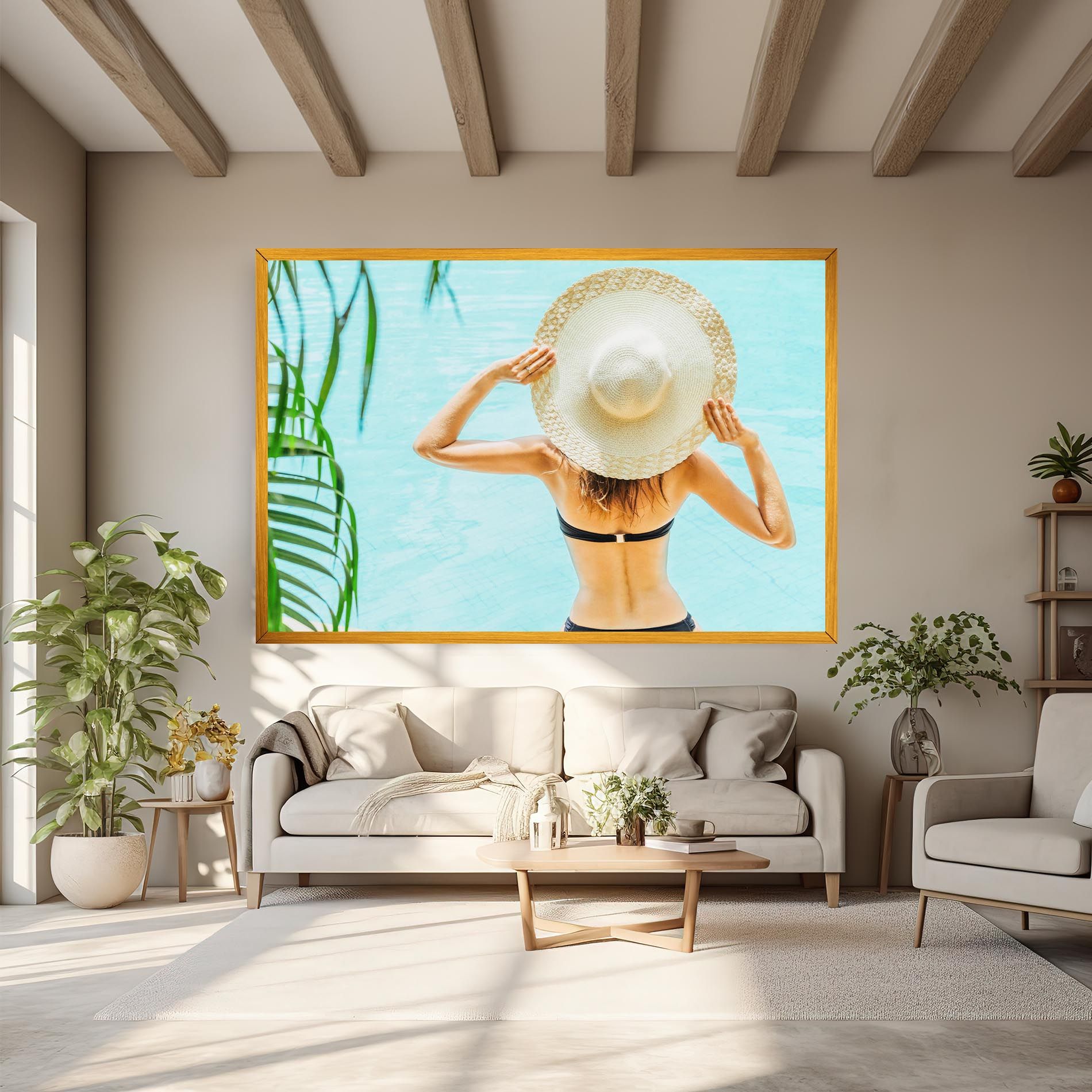 Enjoying Swimming Pool mockup 6