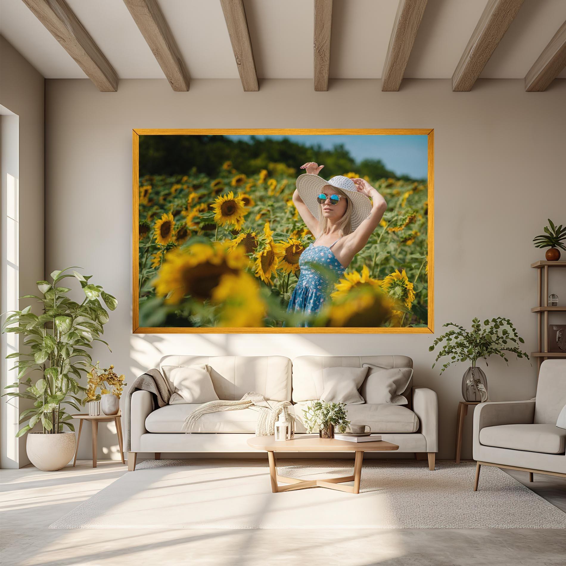 Vászonkép Model Posing mockup 6