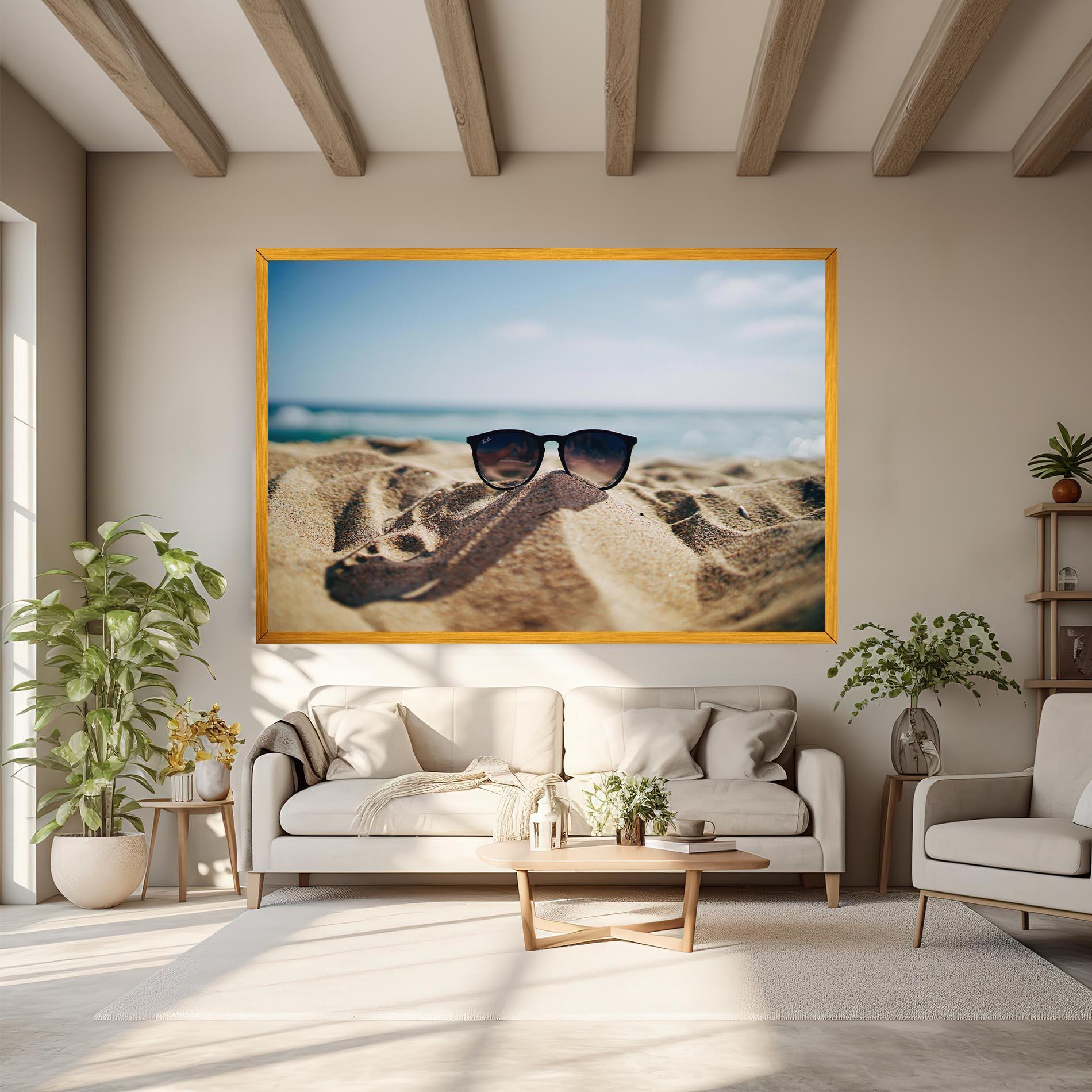 Vászonkép Sand Glasses mockup 6